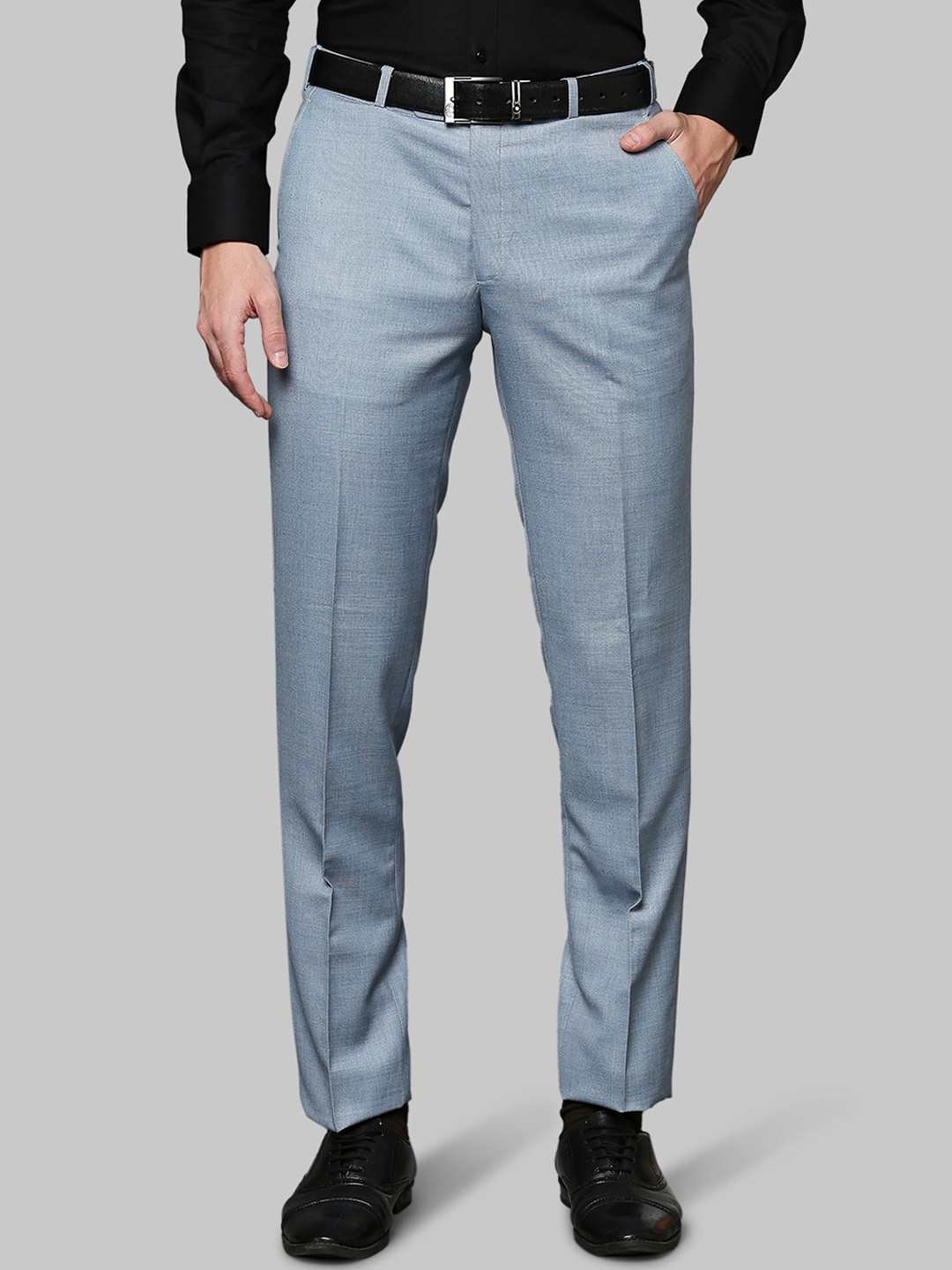 

Raymond Men Blue Regular Fit Trousers