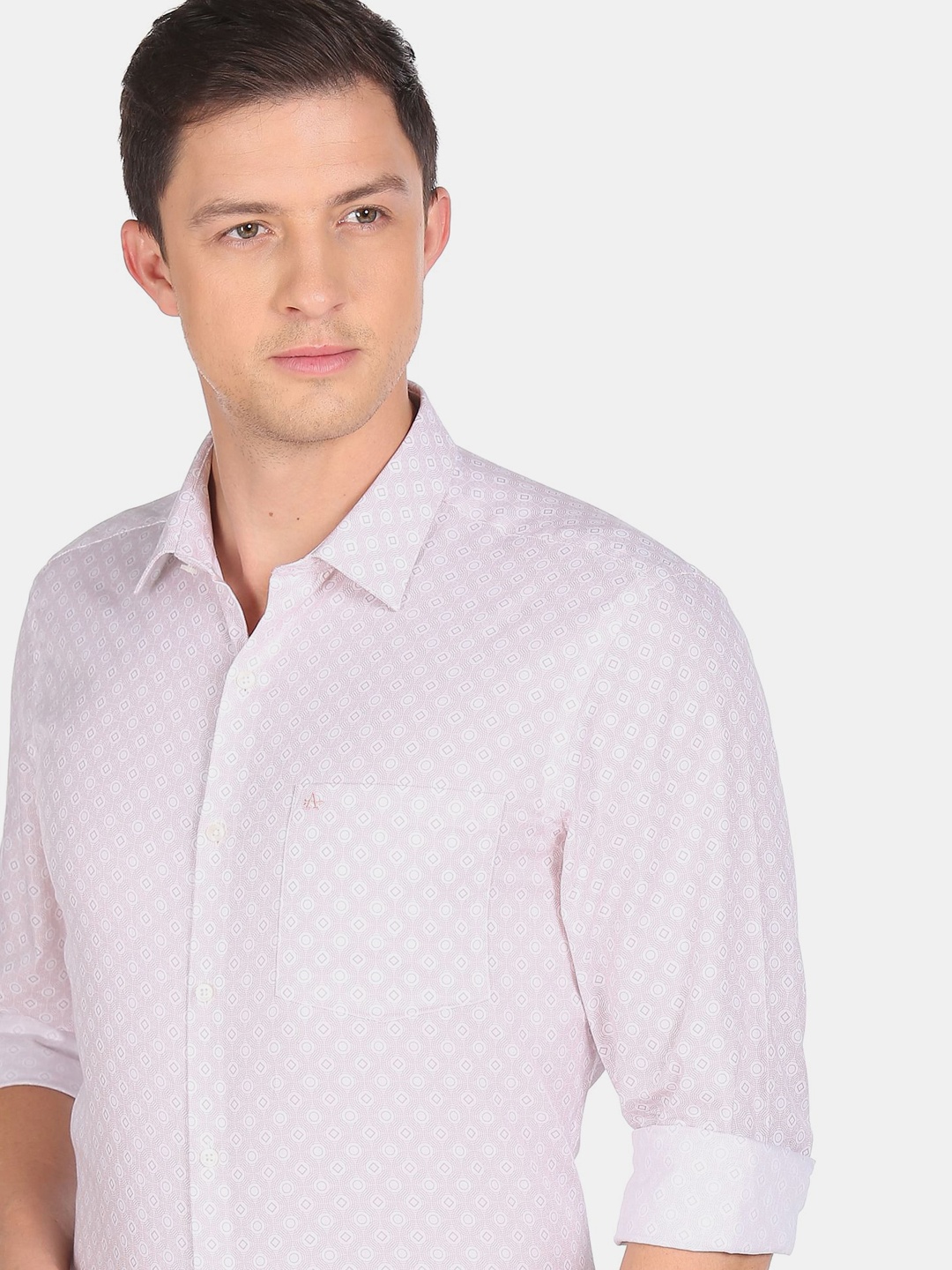 

Arrow Men Pink Slim Fit Cotton Casual Shirt
