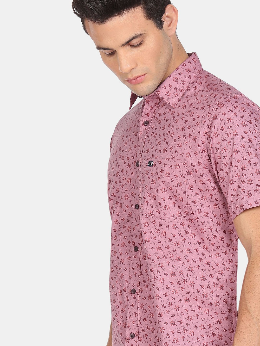 

Arrow Sport Men Pink Floral Printed Casual Shirt