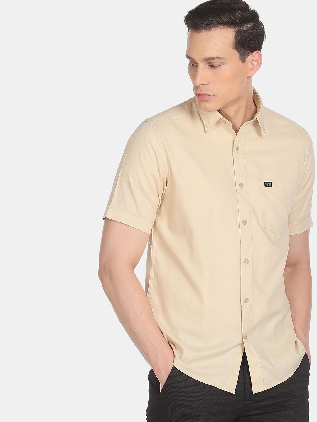 

Arrow Sport Men Beige Casual Shirt
