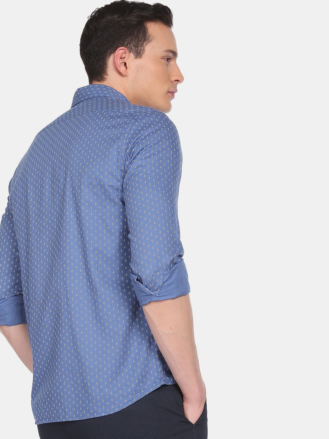 

Arrow Sport Men Blue Slim Fit Printed Cotton Casual Shirt