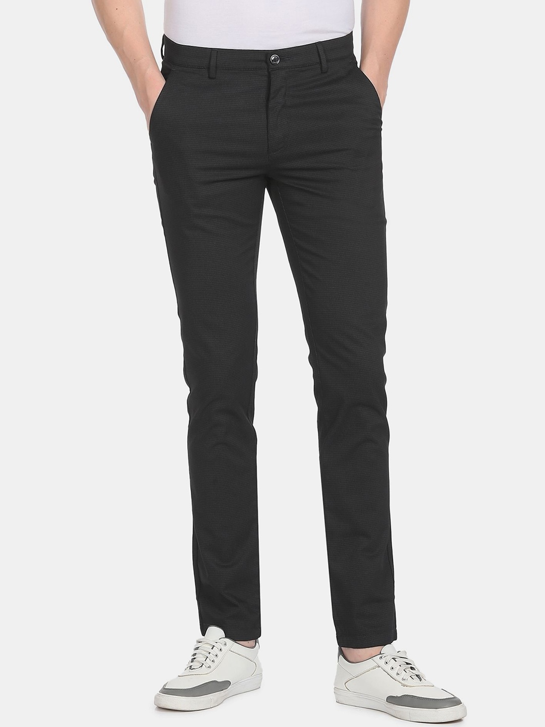 

Arrow Sport Men Black Skinny Fit Trousers