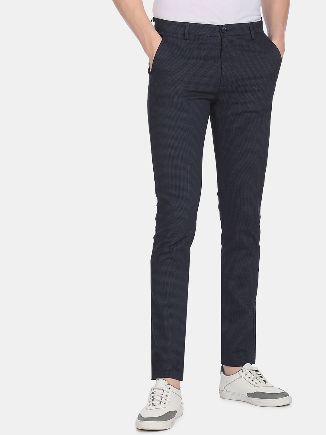 

Arrow Sport Men Blue Skinny Fit Trousers