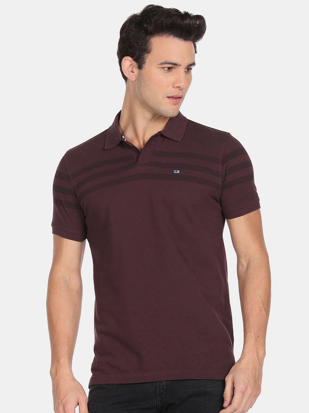 

Arrow Sport Men Red V-Neck T-shirt