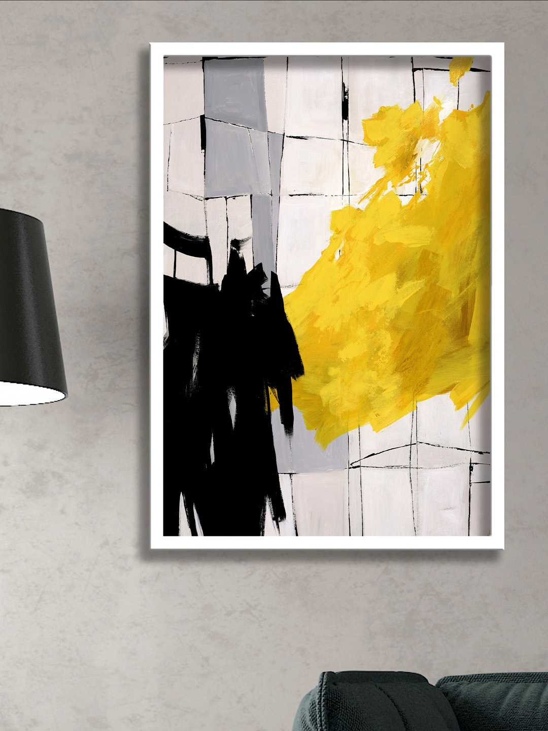 

SAF White & Yellow Digital Reprint Wall Art