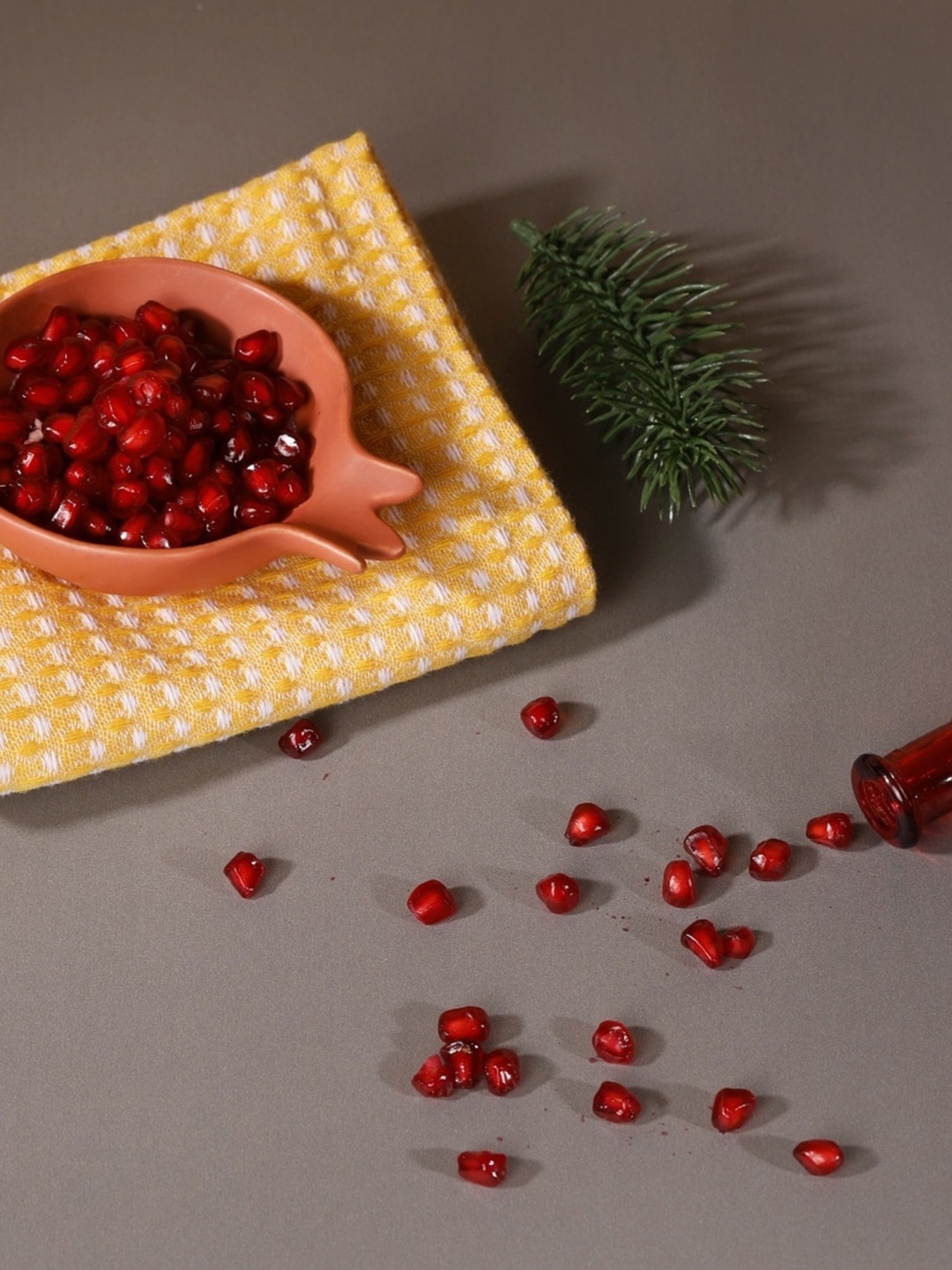 

Chumbak Red Stoneware Matte Bowls