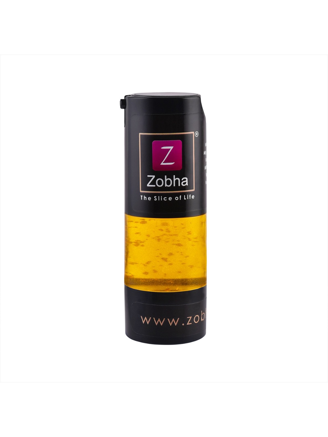 

Zobha Drops Of Glow Oil with 24K Pure Gold - 20 ml, Black