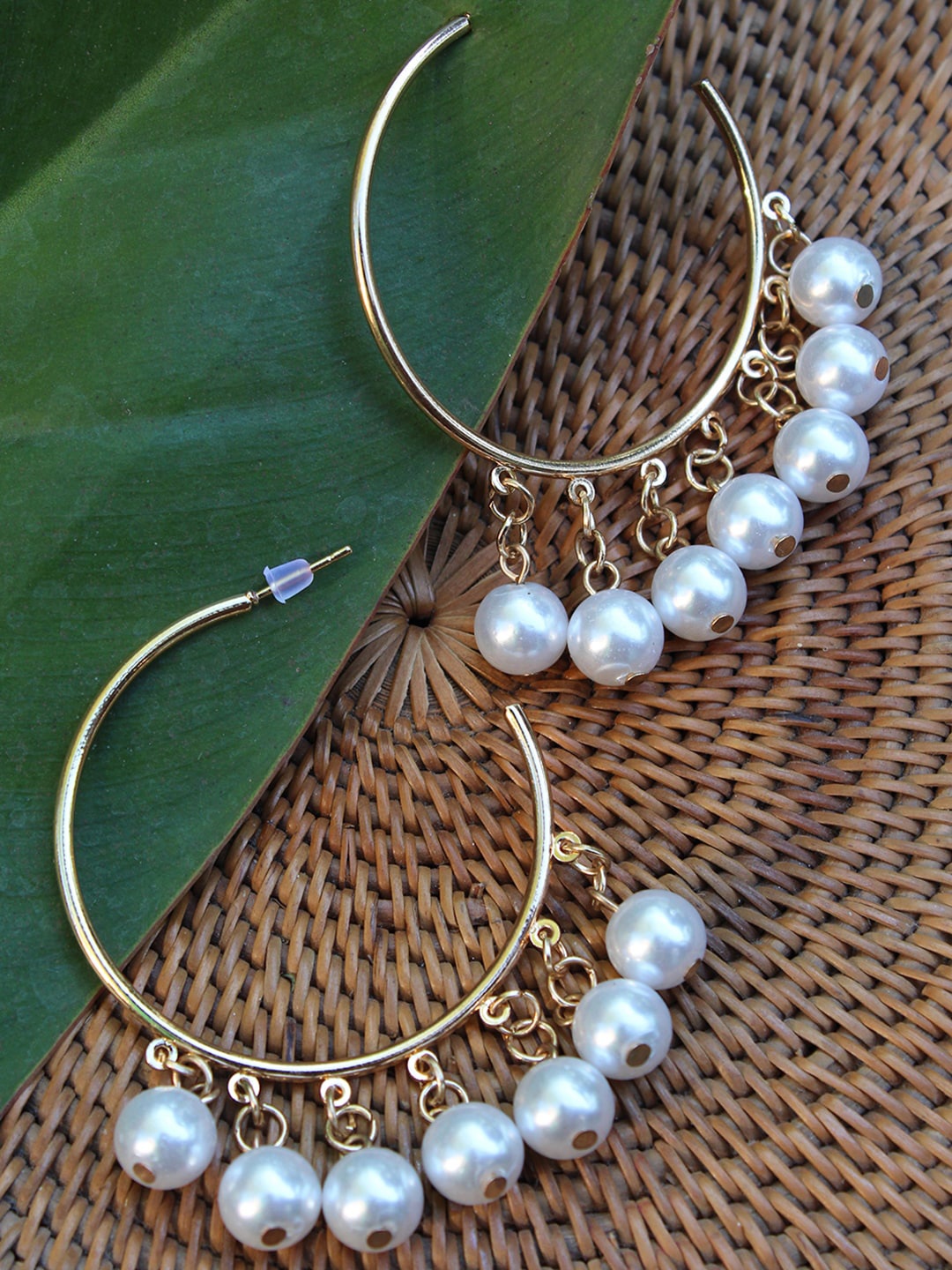 

Ayesha Gold-Toned Contemporary Hoop Earrings