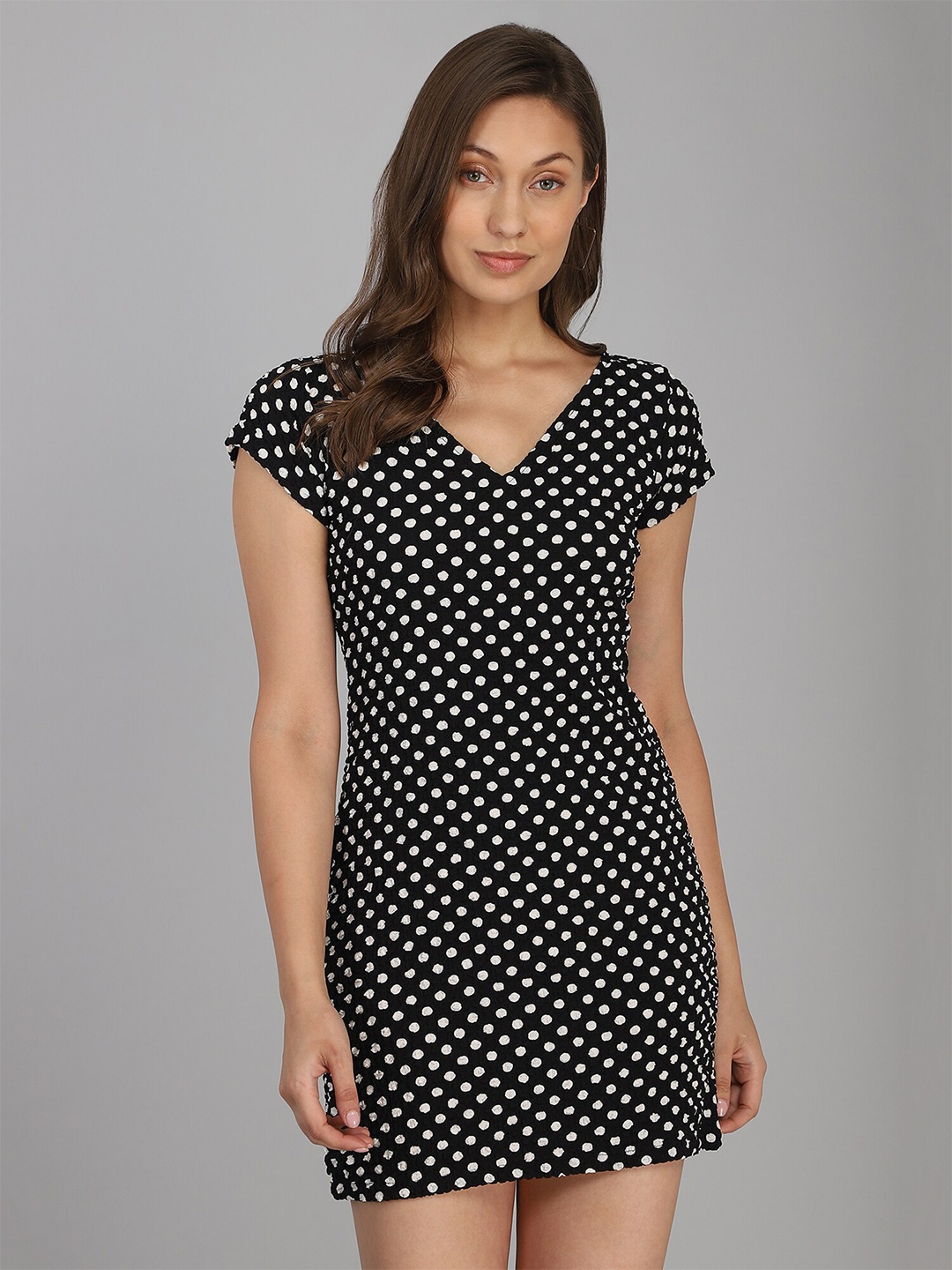 

Fashfun Black Sheath Mini Dress