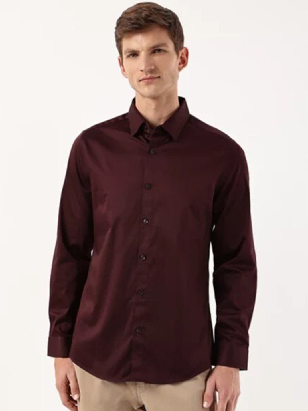 

Marks & Spencer Men Brown Casual Shirt