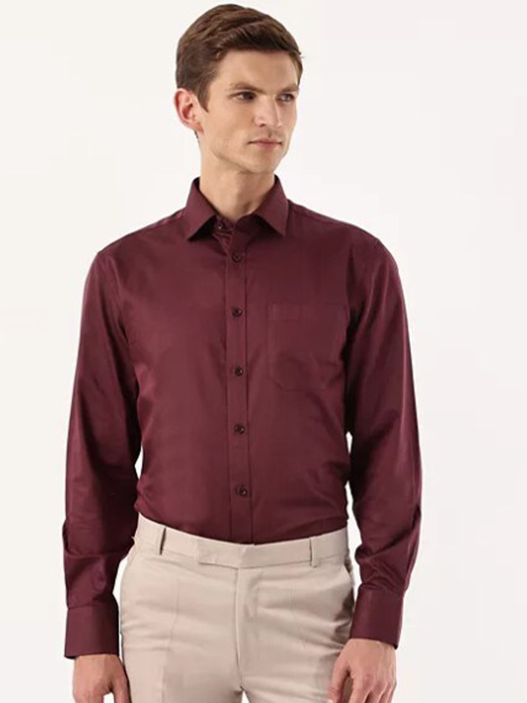 

Marks & Spencer Men Red Casual Shirt
