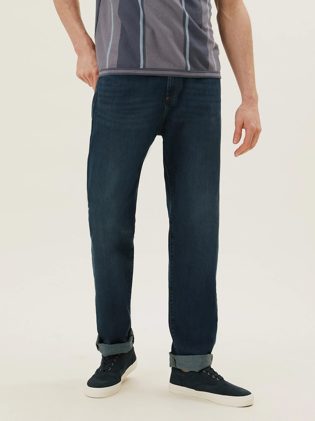 

Marks & Spencer Men Blue High-Rise Clean Look Jeans