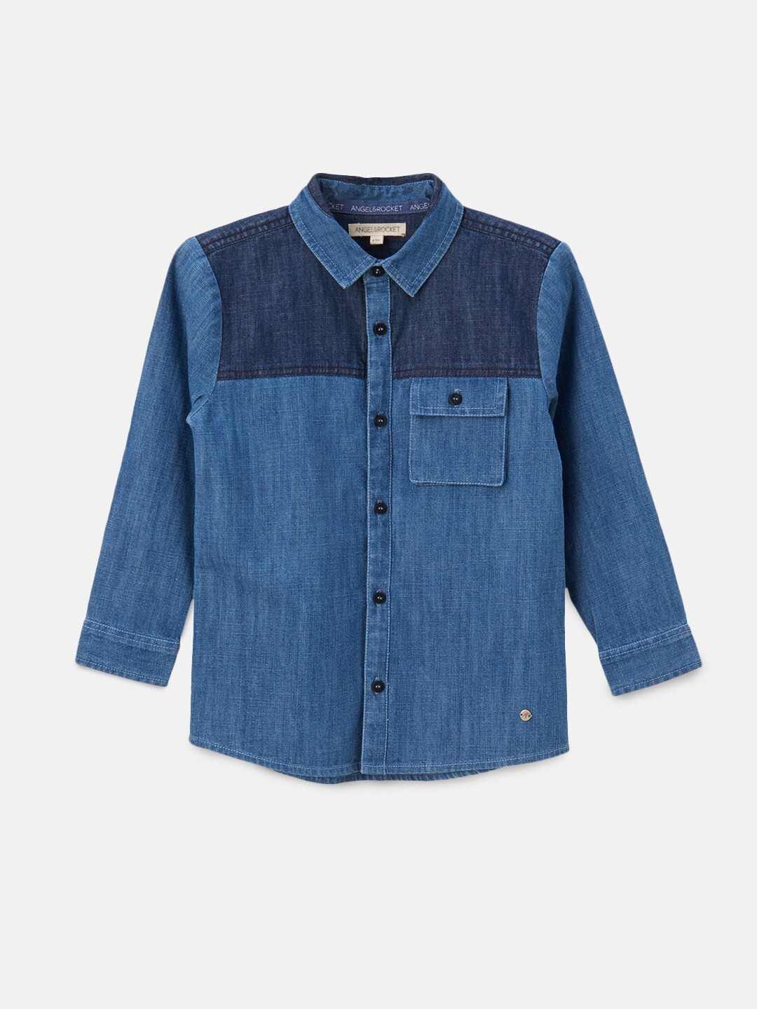 

Angel & Rocket Boys Blue Casual Shirt