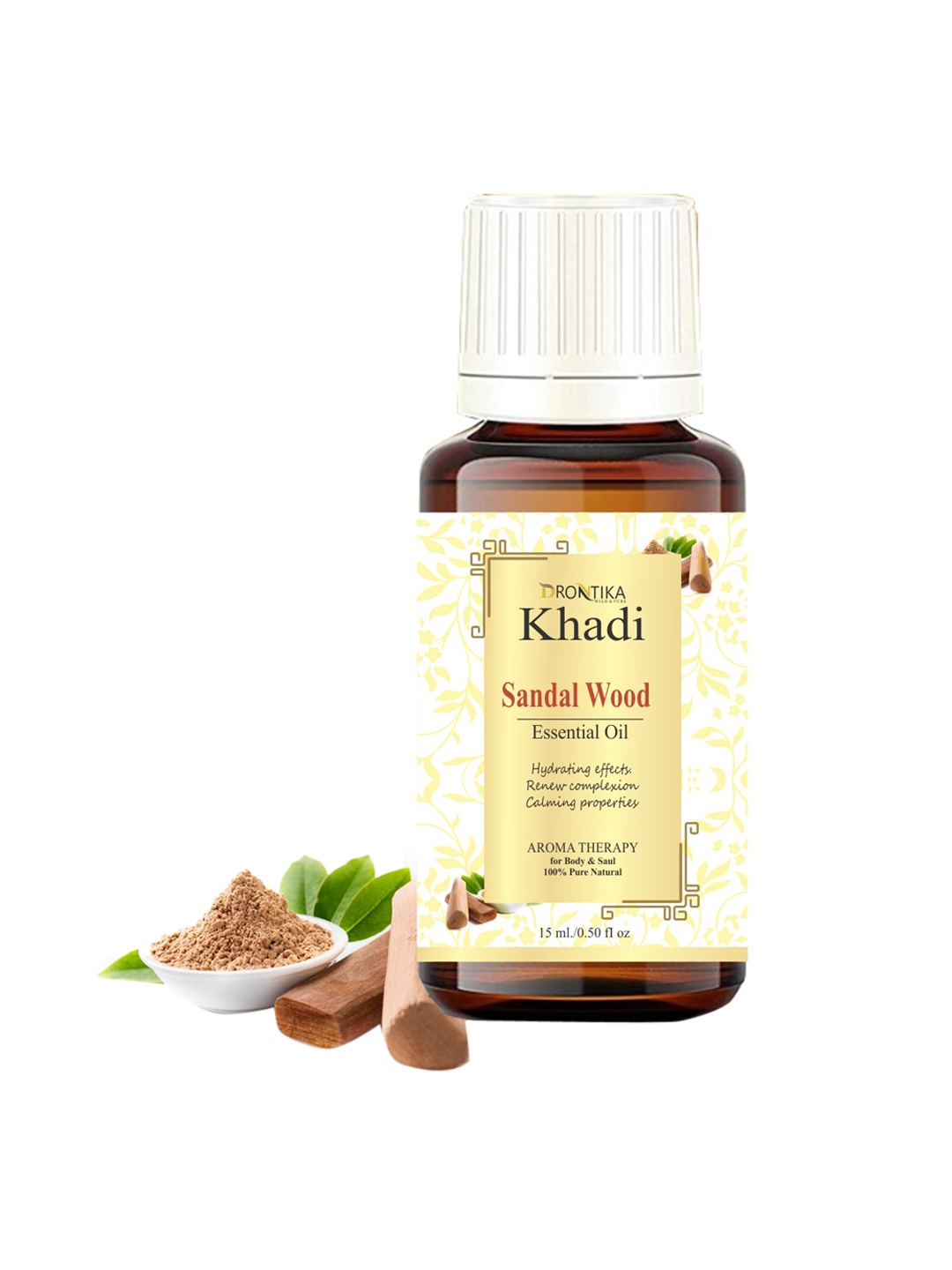 

DRONTIKA Pure Sandalwood Essential Oil (Chandan Oil) 15 ml, Na