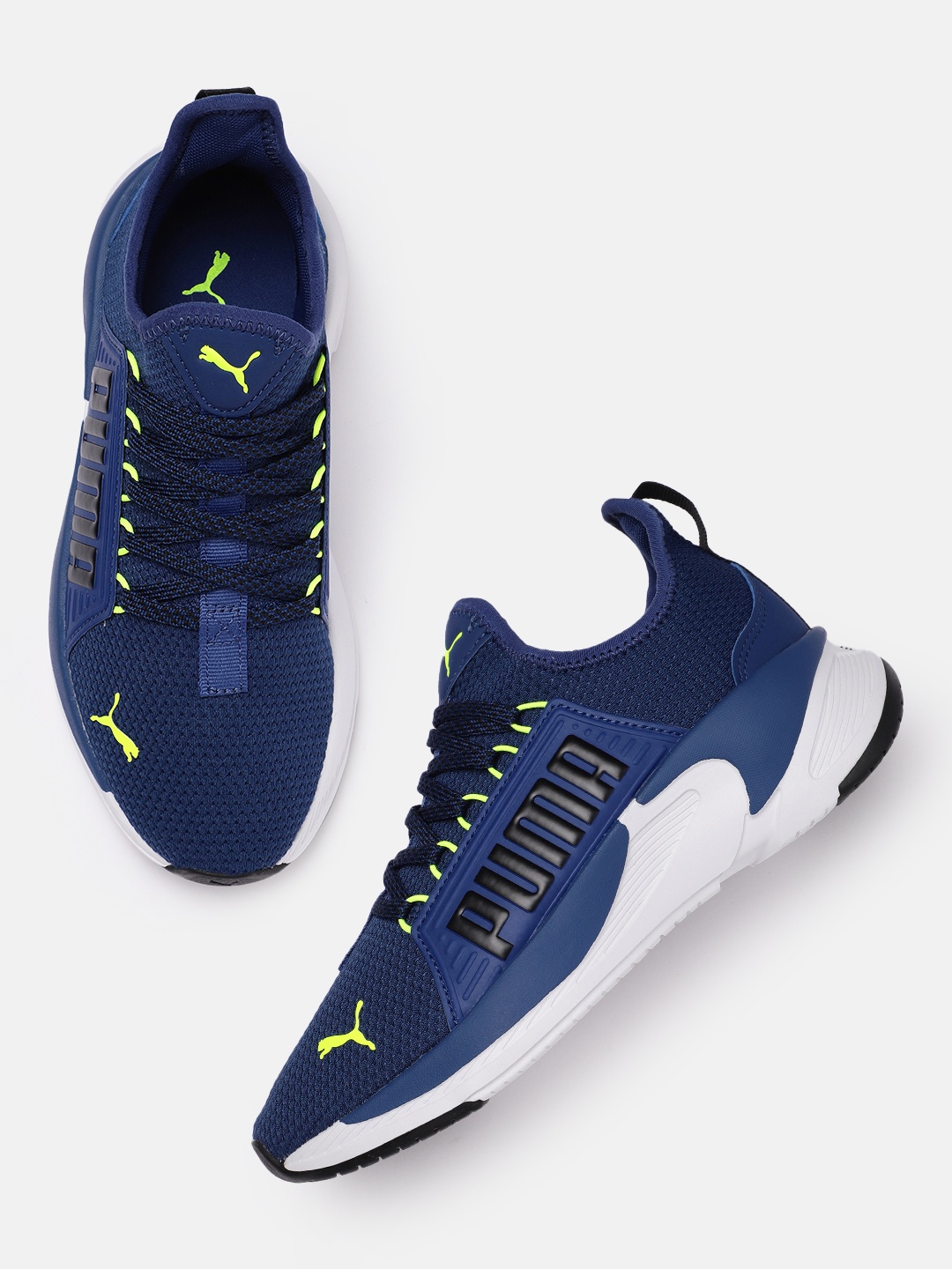 

one8 x PUMA Unisex Kids Blue Solid Softride Premier Walking Shoes