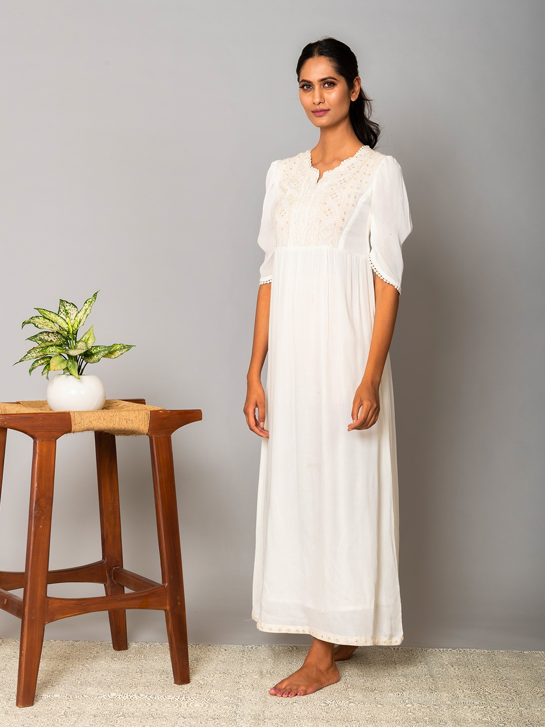 

WESTIFIED White Maxi Dress
