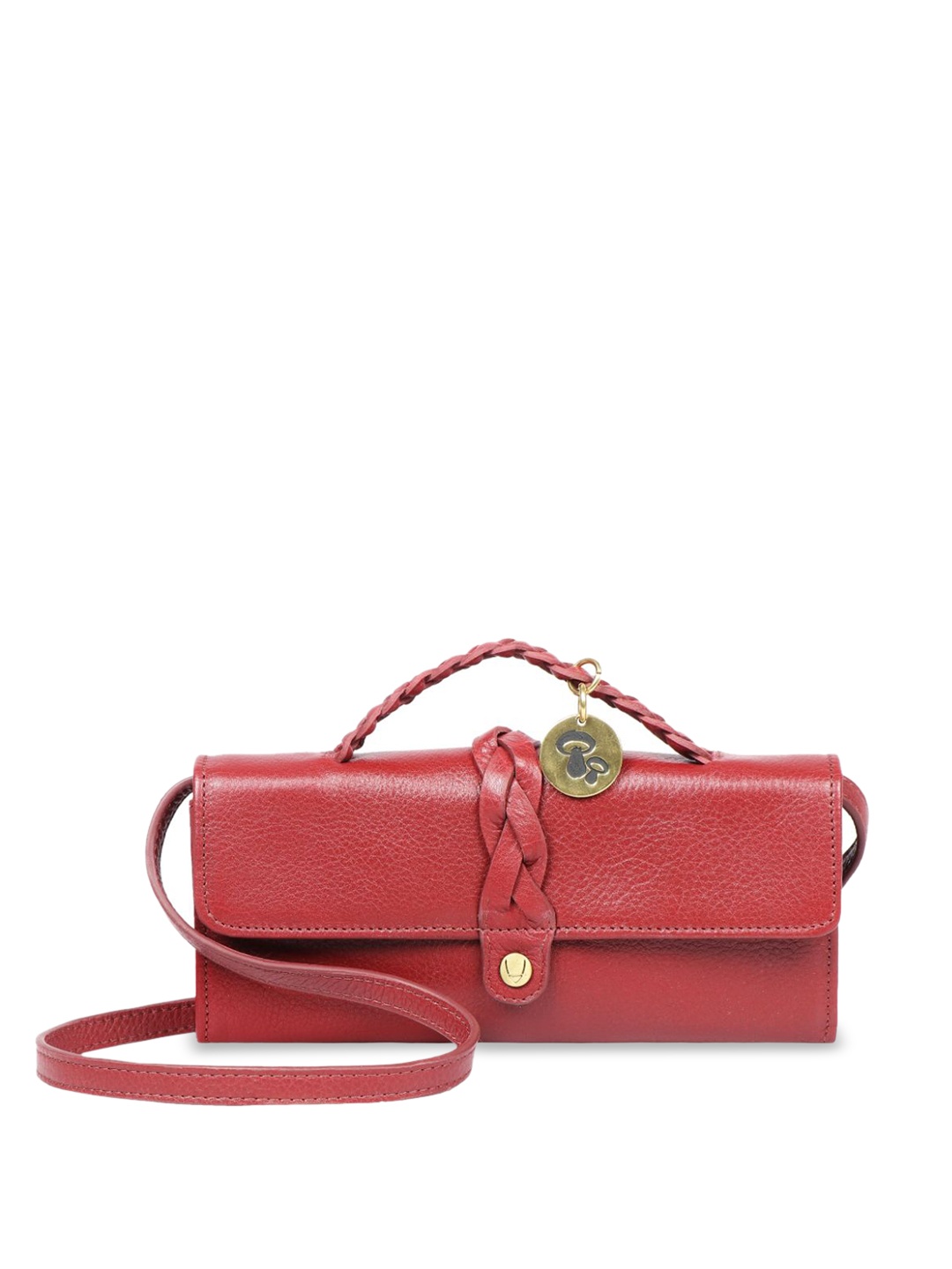 

Hidesign Leather Red Purse Clutch