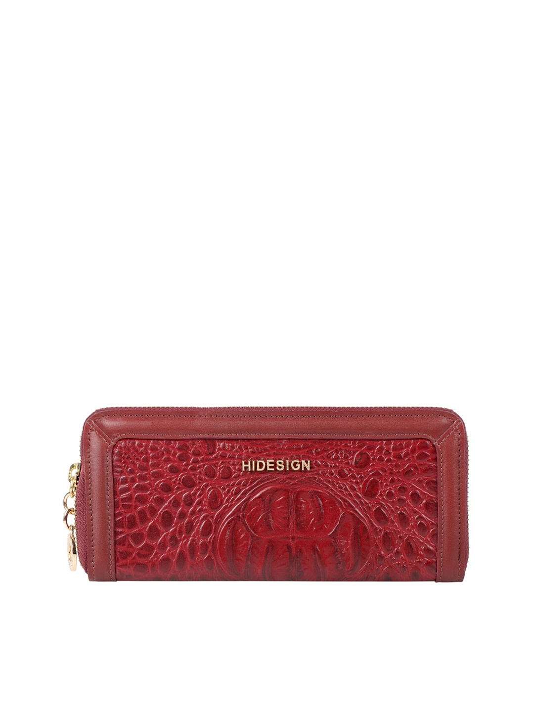 

Hidesign Red Textured Purse Clutch