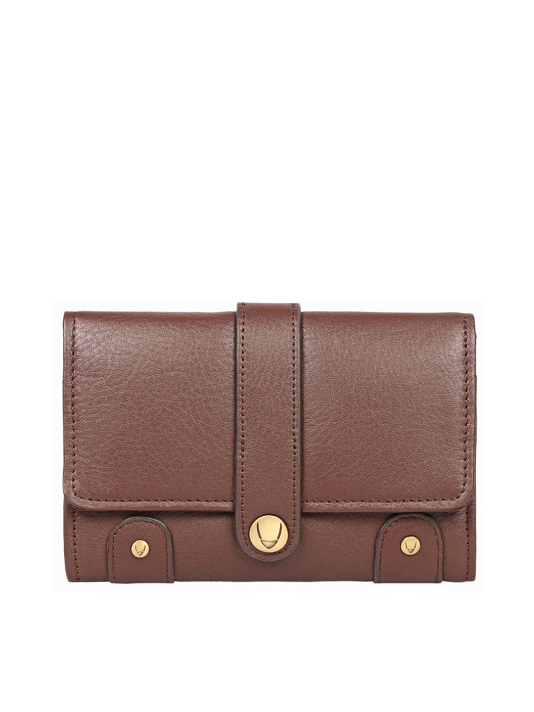 

Hidesign Women Brown Leather Two Fold Wallet