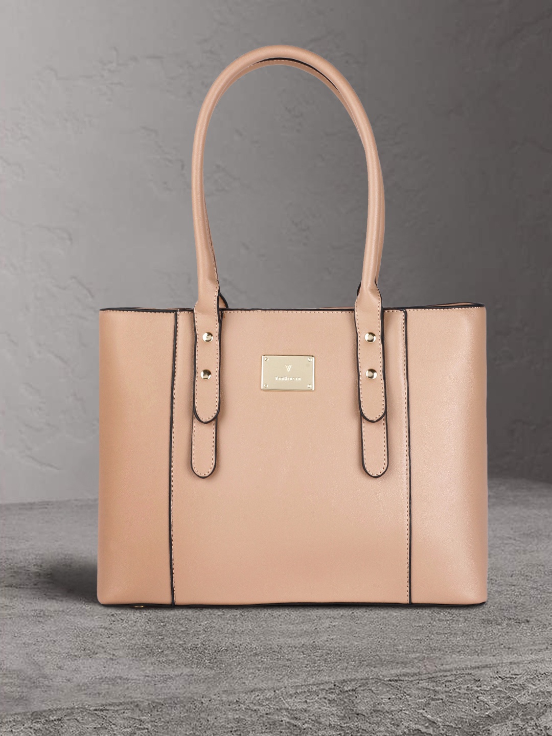 

Van Heusen Light Brown Solid Shoulder Bag