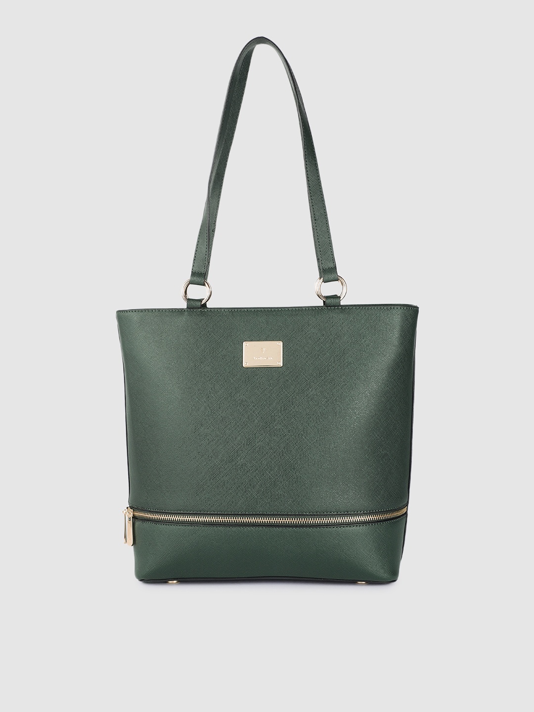 

Van Heusen Green Solid Shoulder Bag