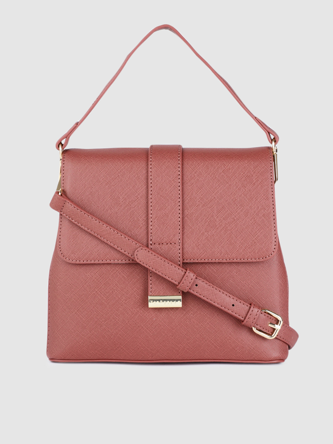 

Van Heusen Pink Solid Satchel