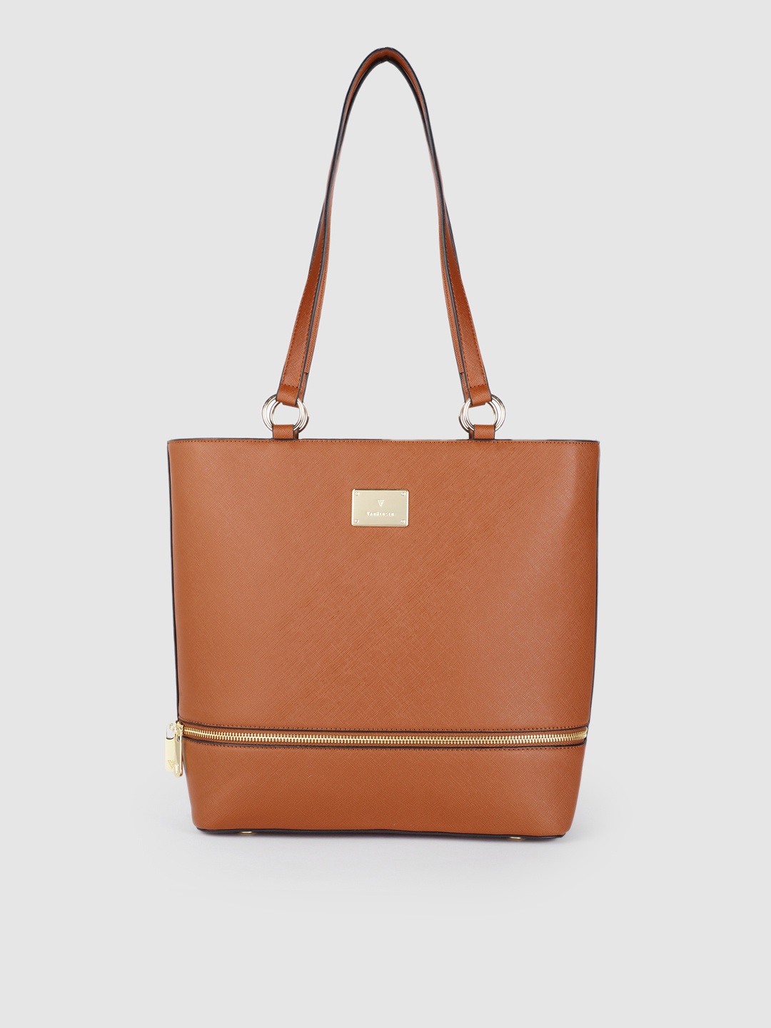 

Van Heusen Brown Solid Shoulder Bag