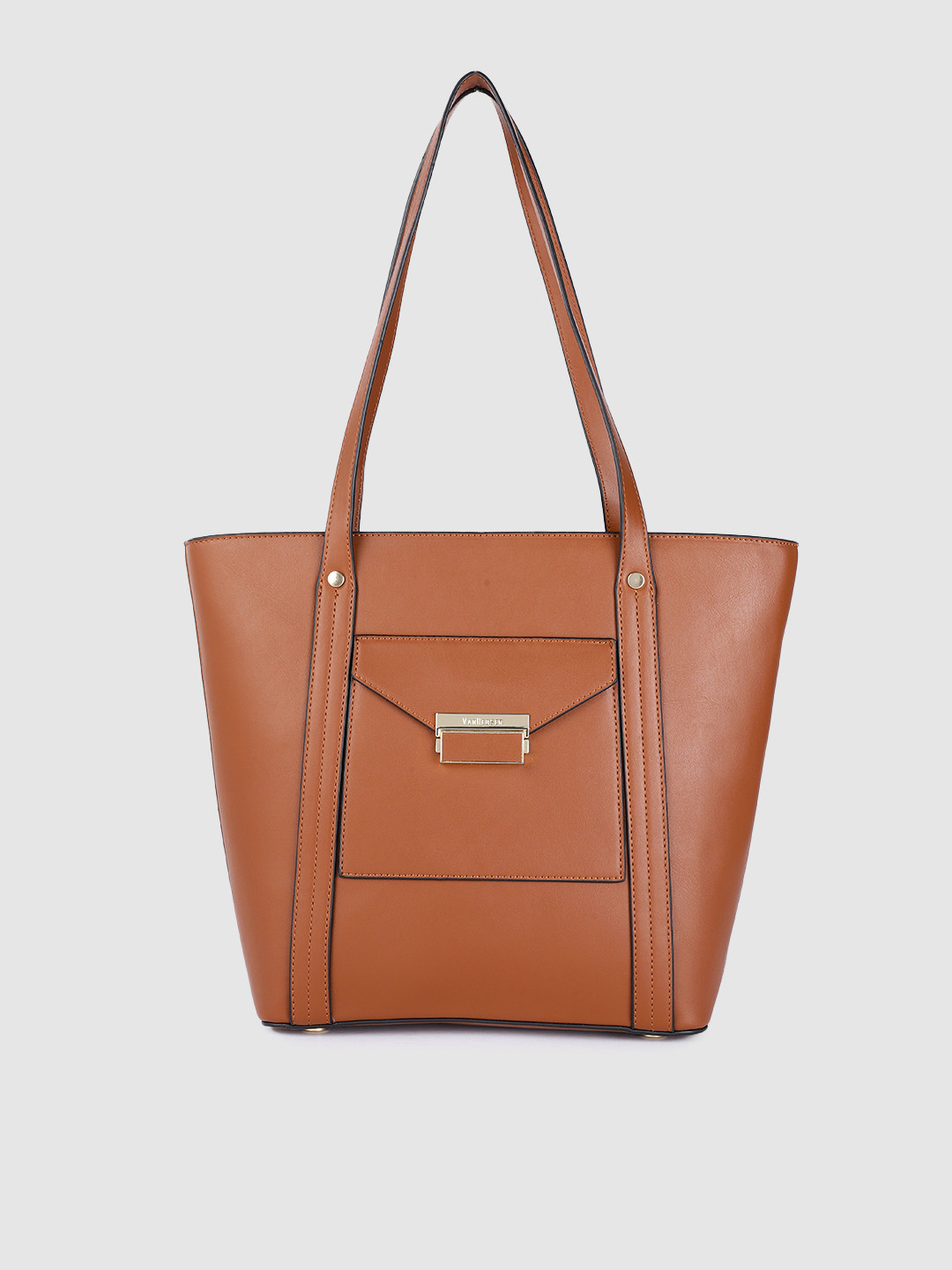 

Van Heusen Tan Brown Solid Shoulder Bag