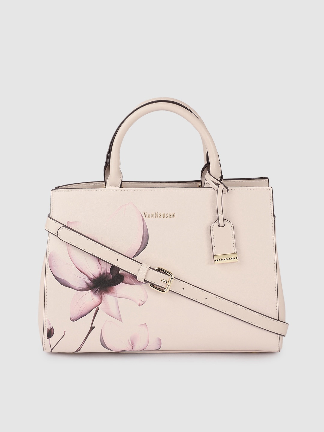

Van Heusen Pink Printed Handheld Bag