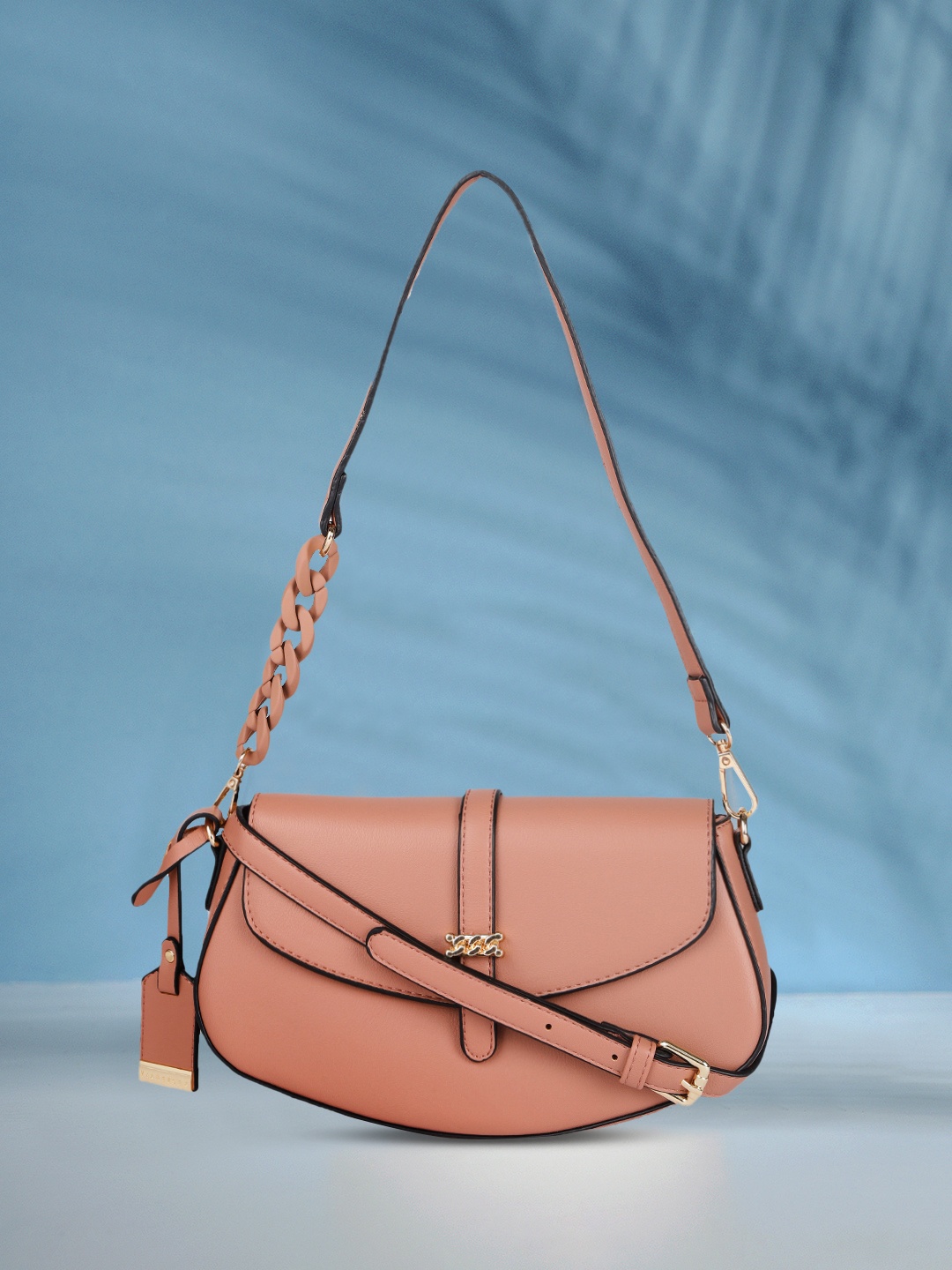 

Van Heusen Women Mauve Structured Shoulder Bag
