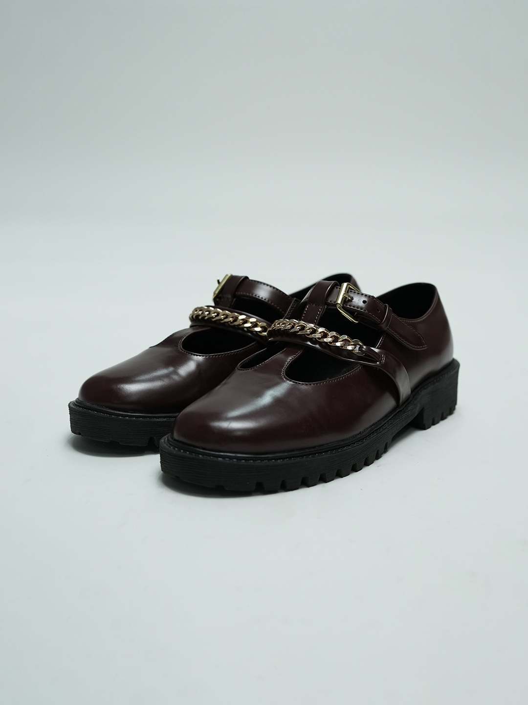 

Theater Women Maroon Frankenstein Wedge Sandals Heels