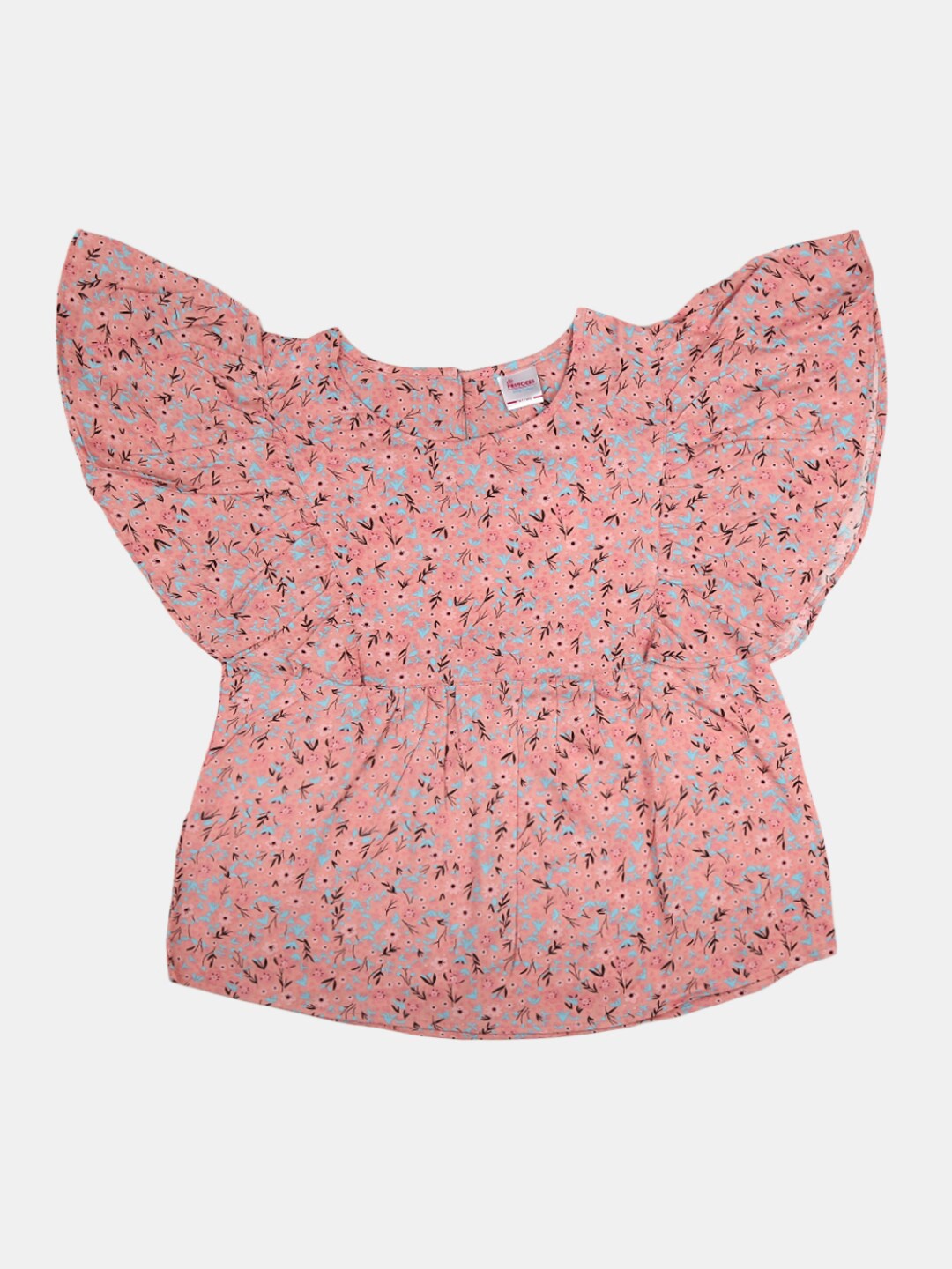 

V-Mart Pink Floral Print Top