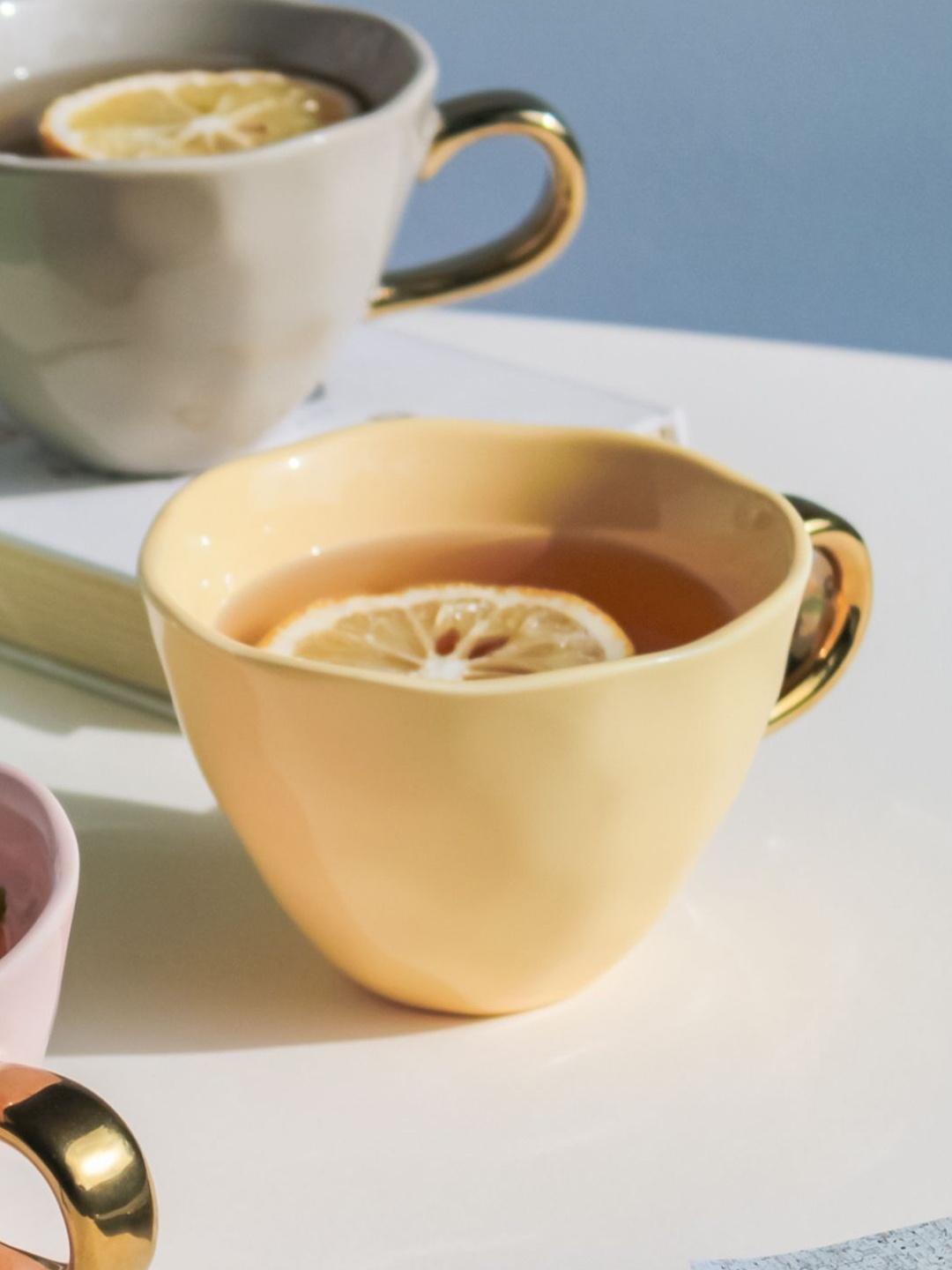 

Nestasia Yellow Ceramic Tea Cup