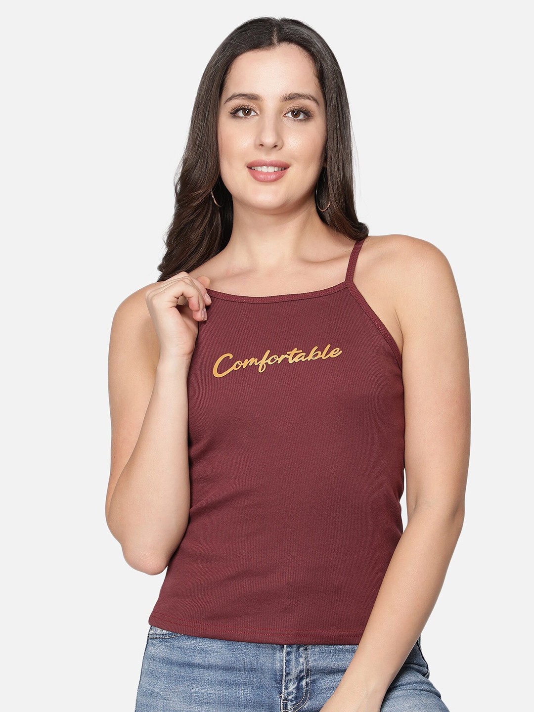 

Sonex Gold Brown Print Top