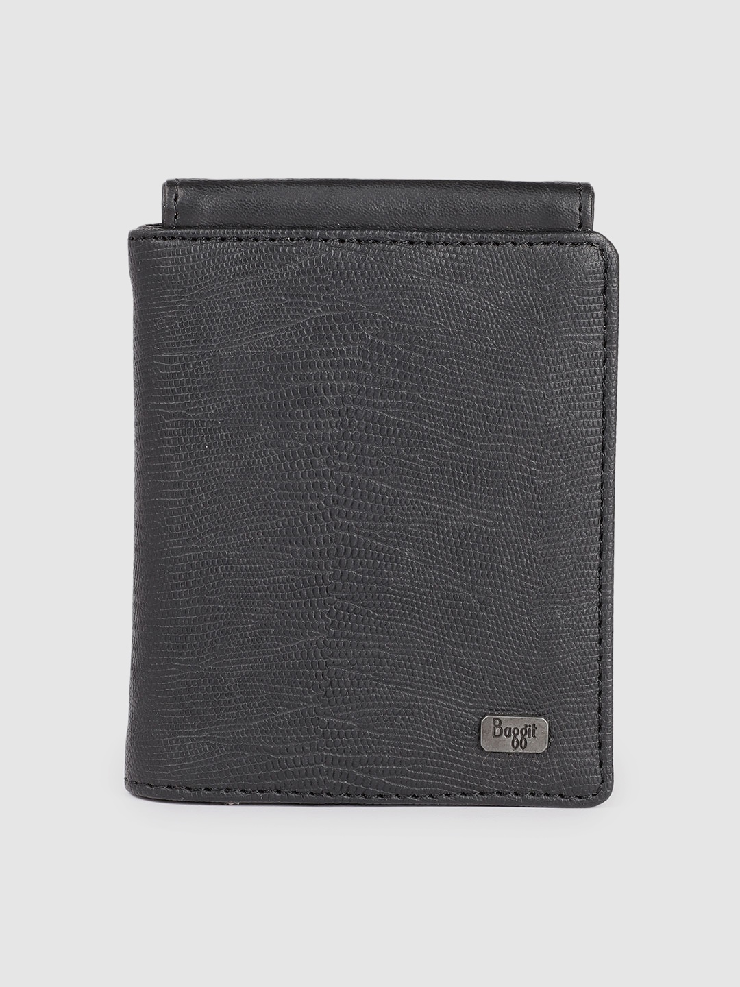 

Baggit Men Abstract Textured Card Holder, Black