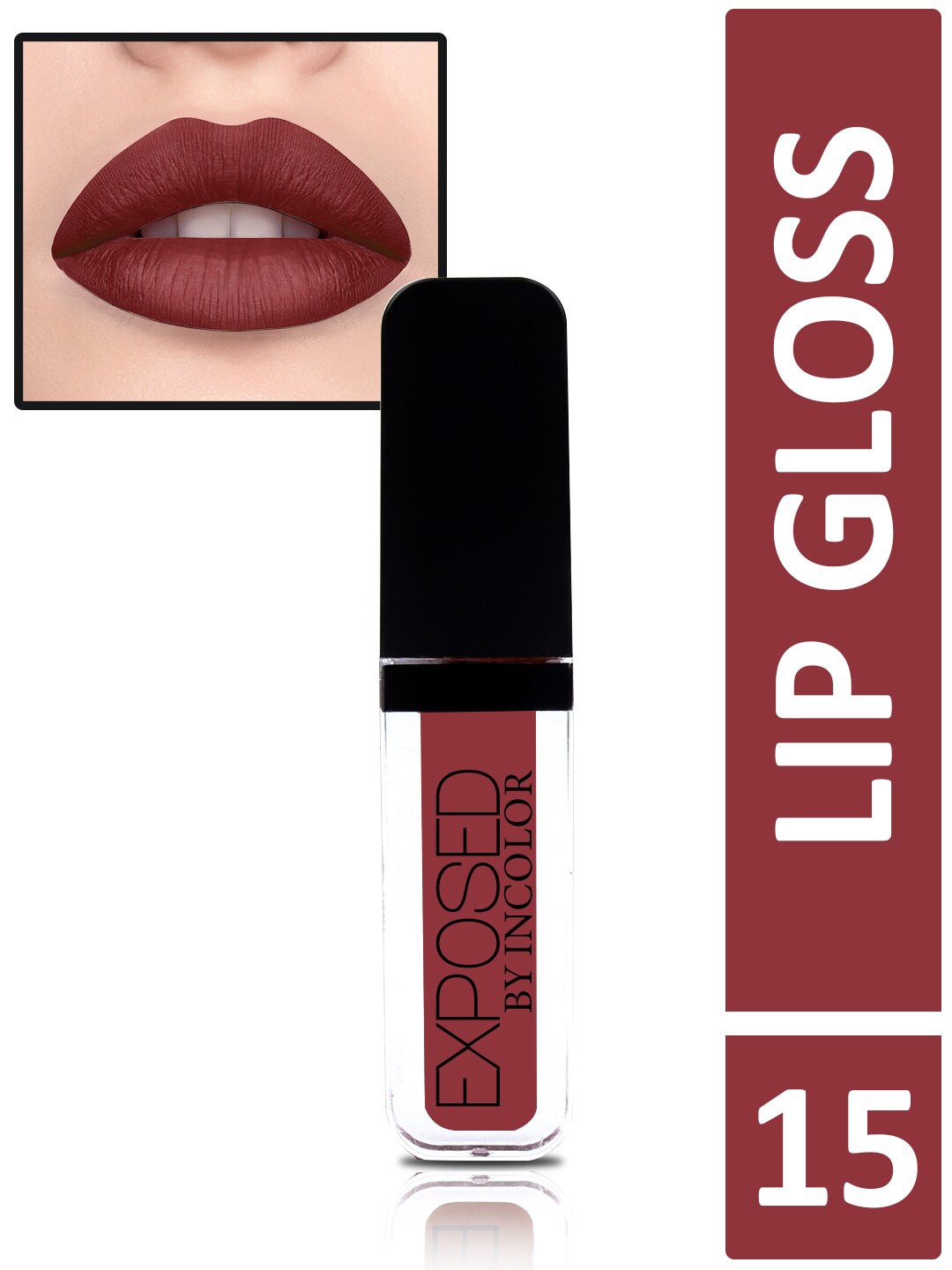 

INCOLOR Women Coffee Brown Lip Gloss