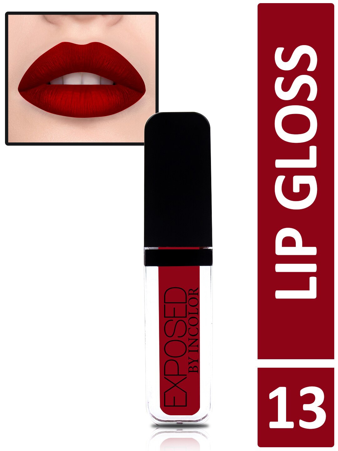 

INCOLOR Women Red Matte Lip Gloss 13