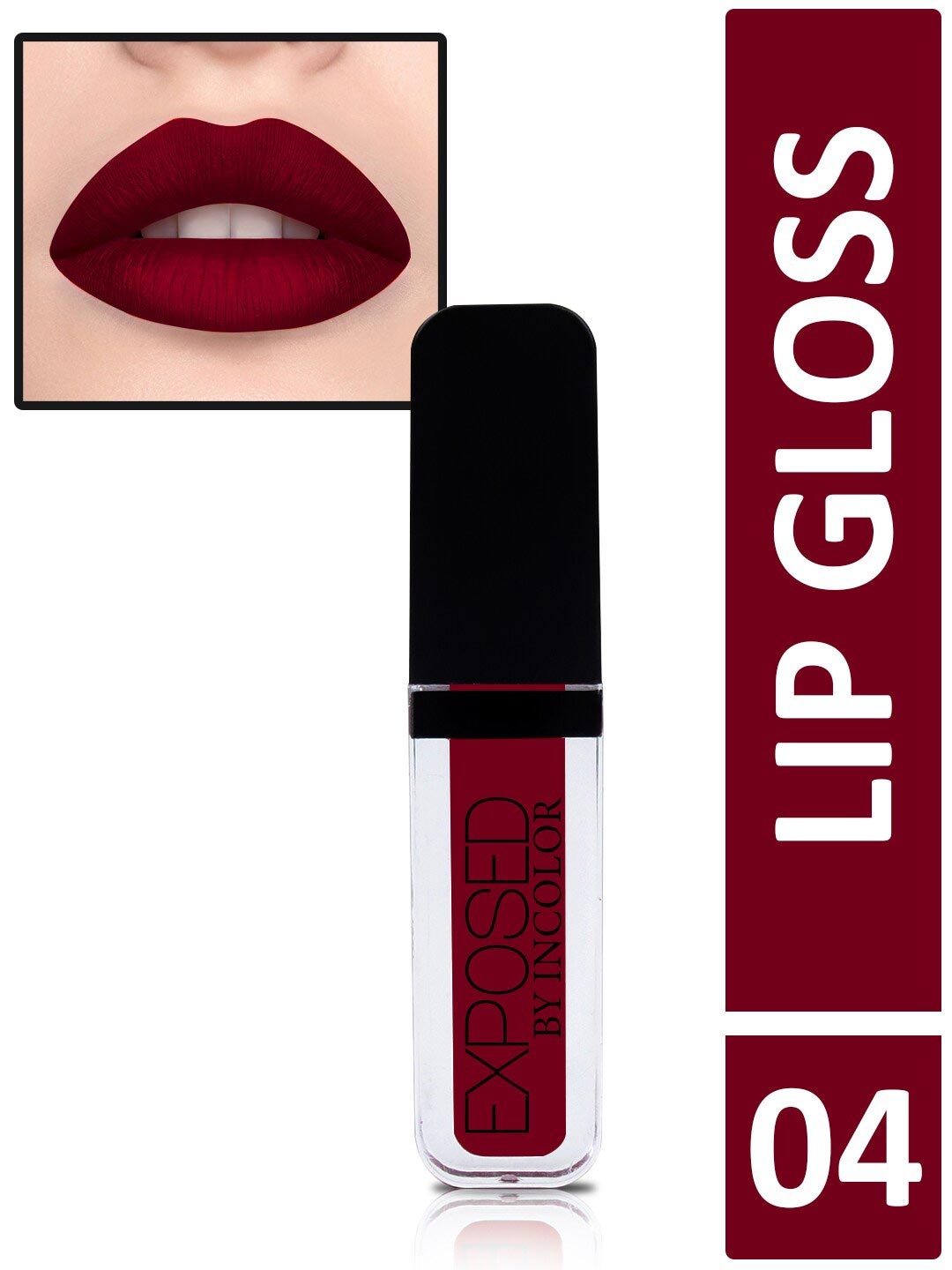 

INCOLOR Exposed Red Soft Matte Lip Gloss 6 ml - 04