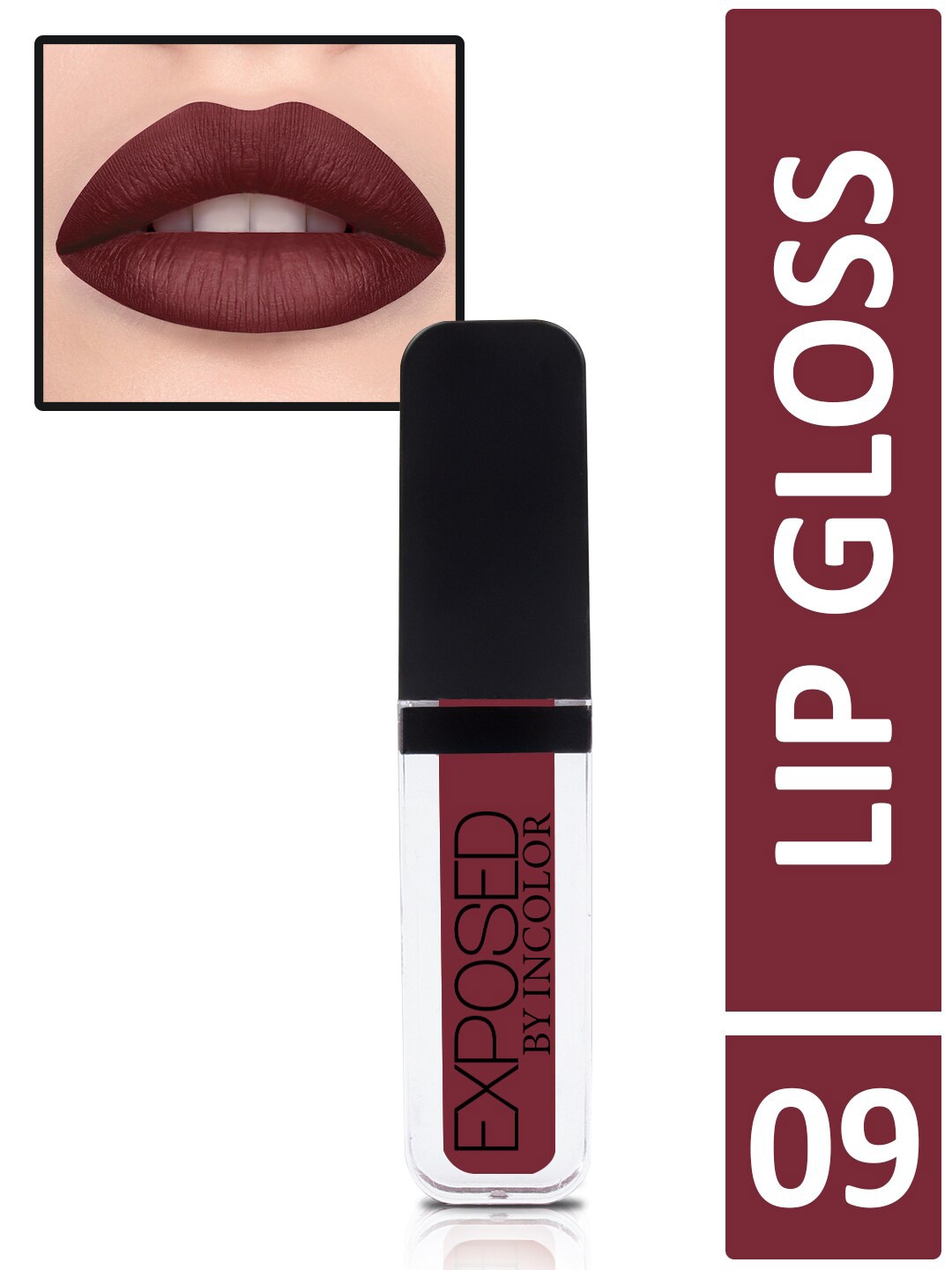 

INCOLOR Exposed Soft Matte Lip Gloss 09 6 ml, Brown