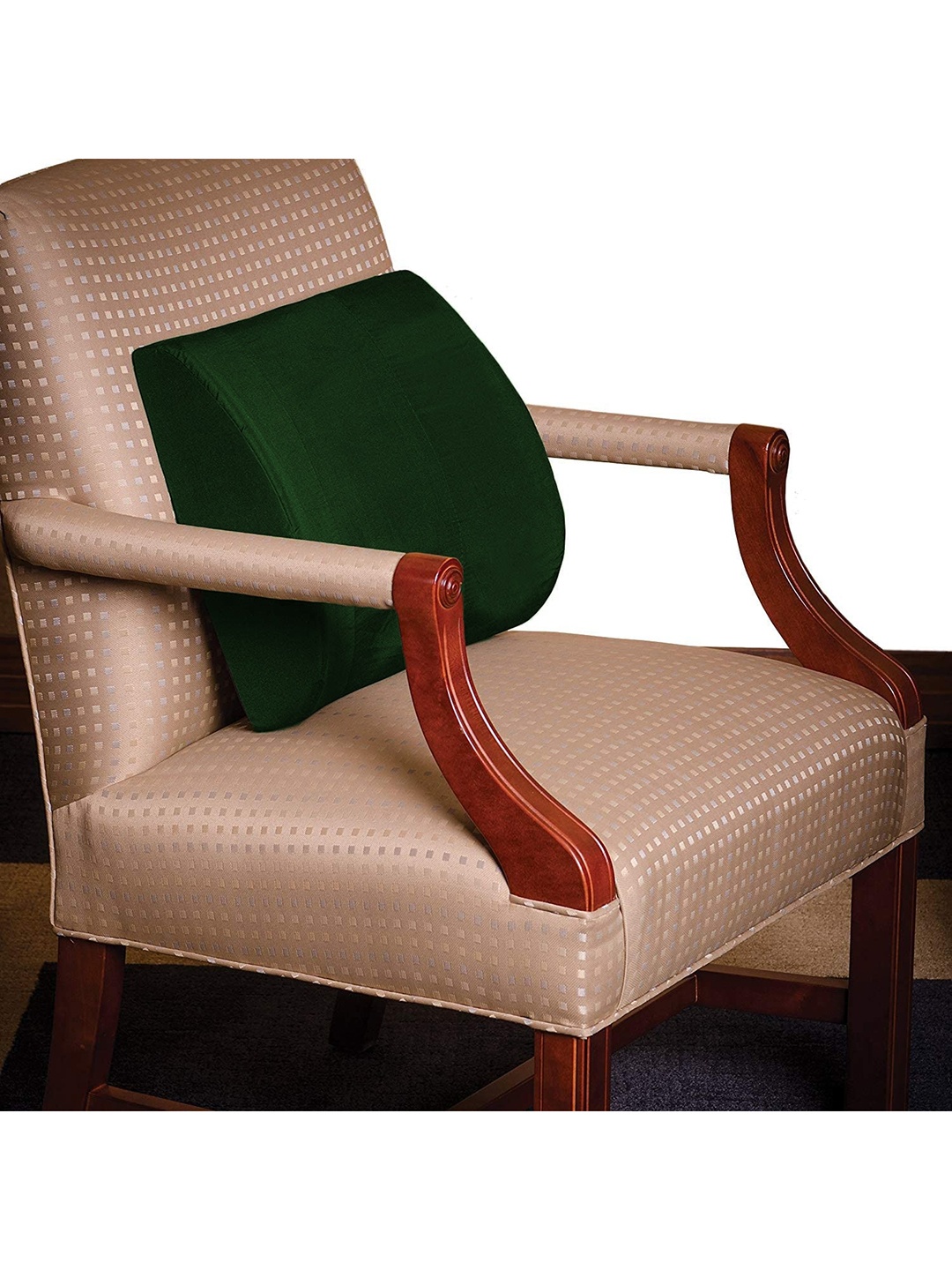 

Pum Pum Green Solid Therapedic Backrest Pillows