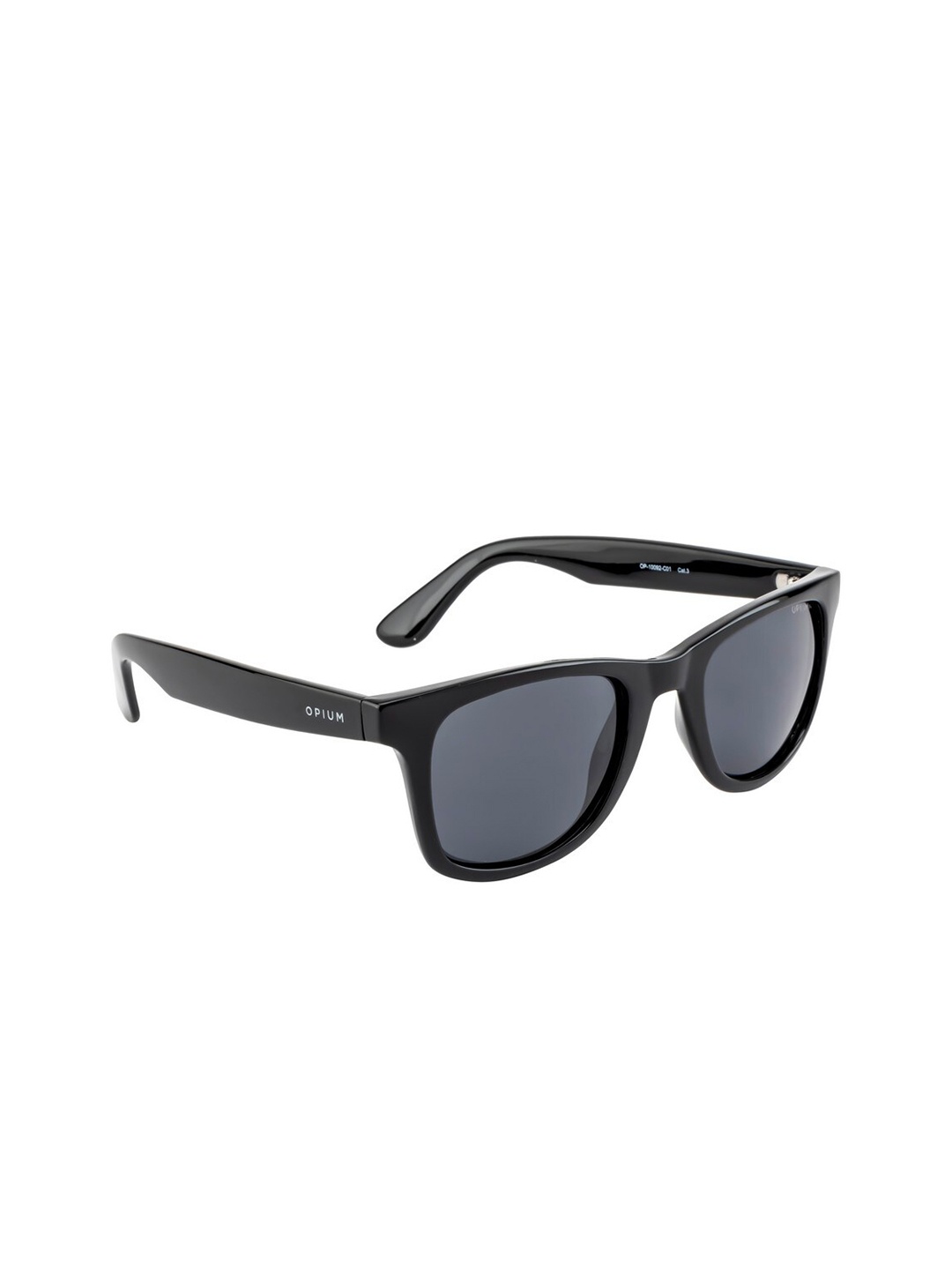 

OPIUM Men Grey Lens & Black Wayfarer Sunglasses with Polarised and UV Protected Lens