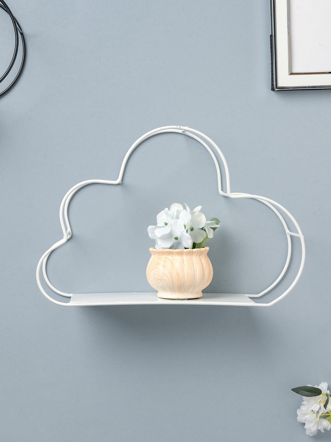 

Nestasia White Cloud Metal Shelf