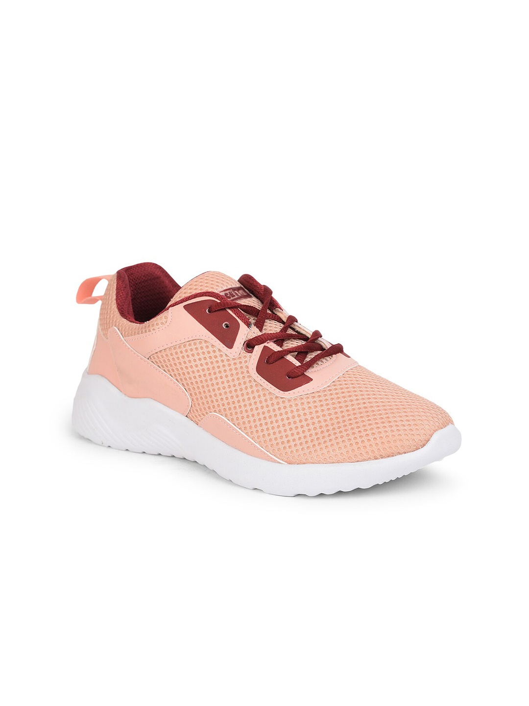 

Liberty Women Peach-Coloured Mesh Walking Shoes