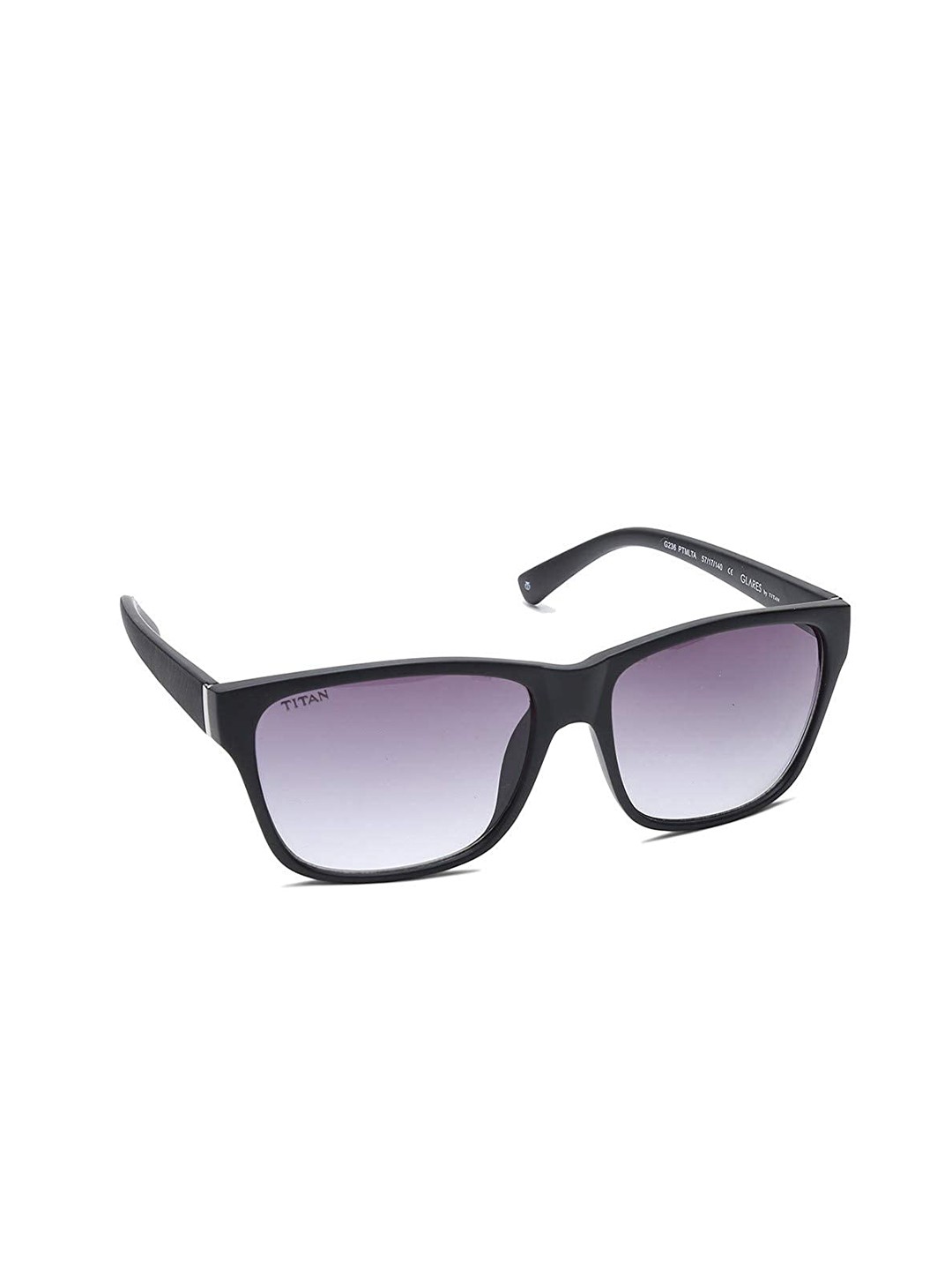 

Titan Unisex Grey Lens & Black Square Sunglasses with UV Protected Lens-G236PTMLTA