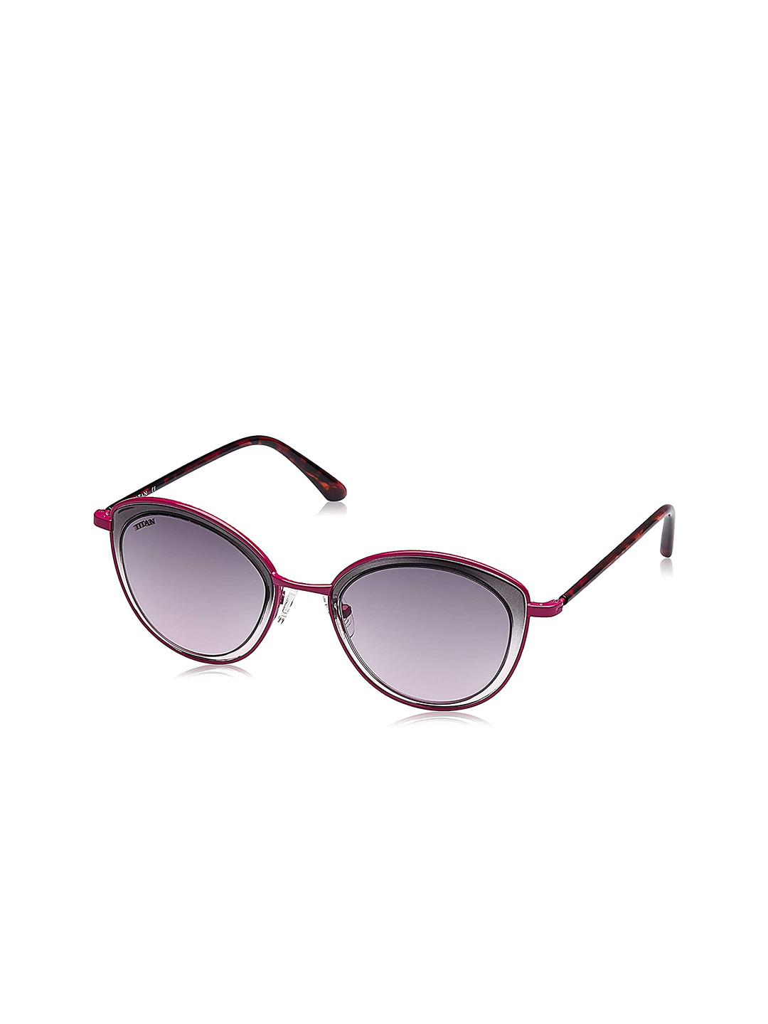 

Titan Unisex Purple Lens & Purple Cateye Sunglasses with UV Protected Lens