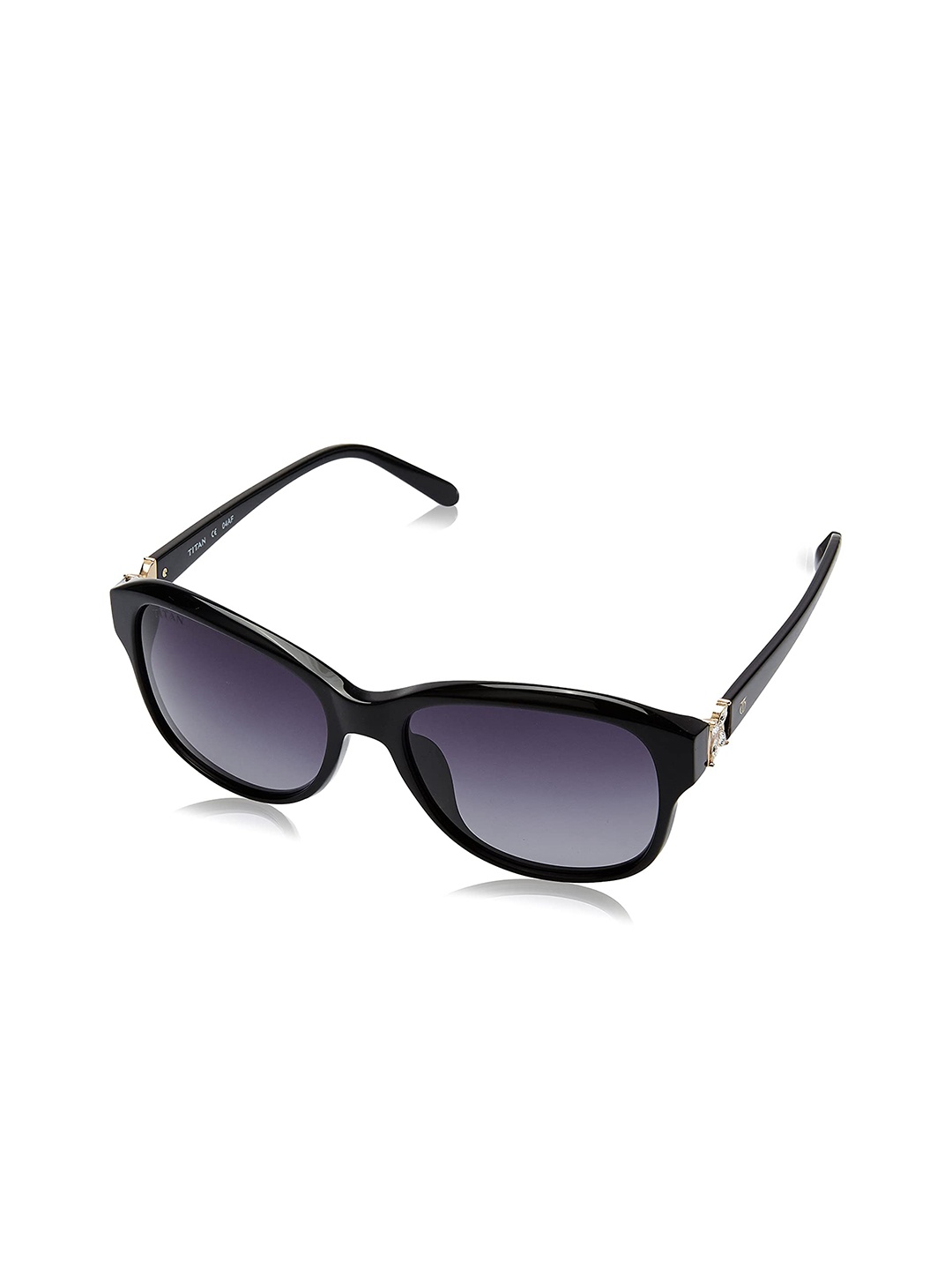 

Titan Unisex Black Lens & Square Sunglasses with UV Protected Lens GC294BK1FP