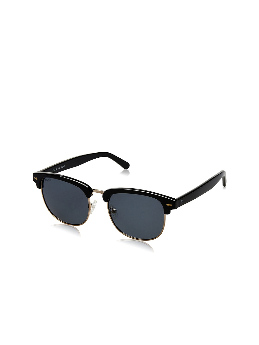 

Titan Unisex Black Lens & Gold-Toned Square Sunglasses with UV Protected Lens-GC302BK1P