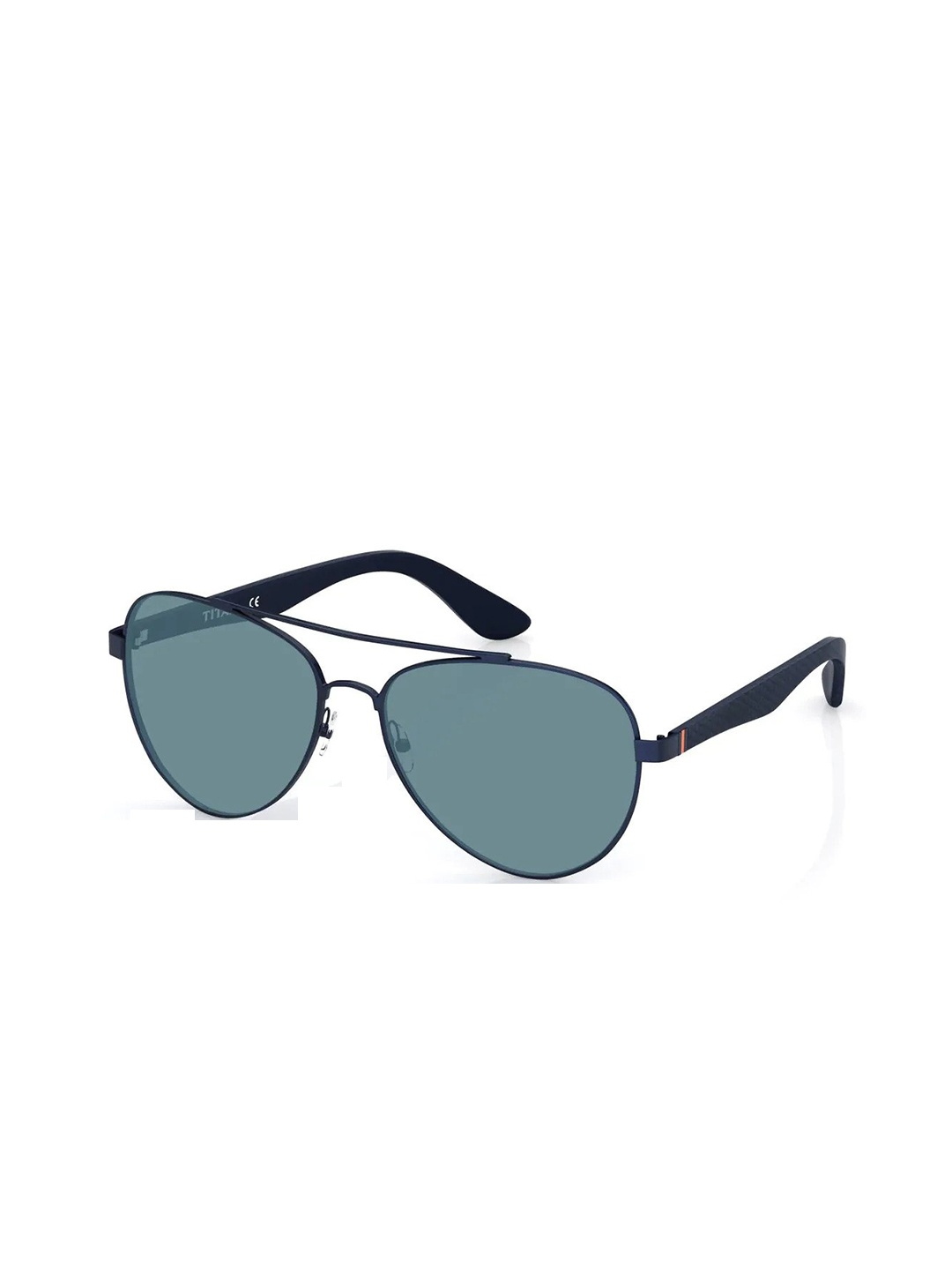 

Titan Unisex Green Lens & Blue Aviator Sunglasses with UV Protected Lens GC300BU3P