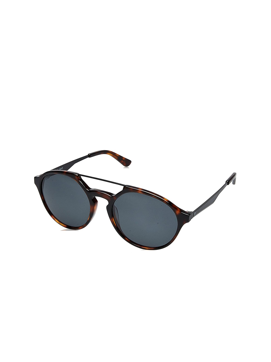 

Titan Unisex Black Lens & Brown Round Sunglasses with UV Protected Lens-GC299BK1P