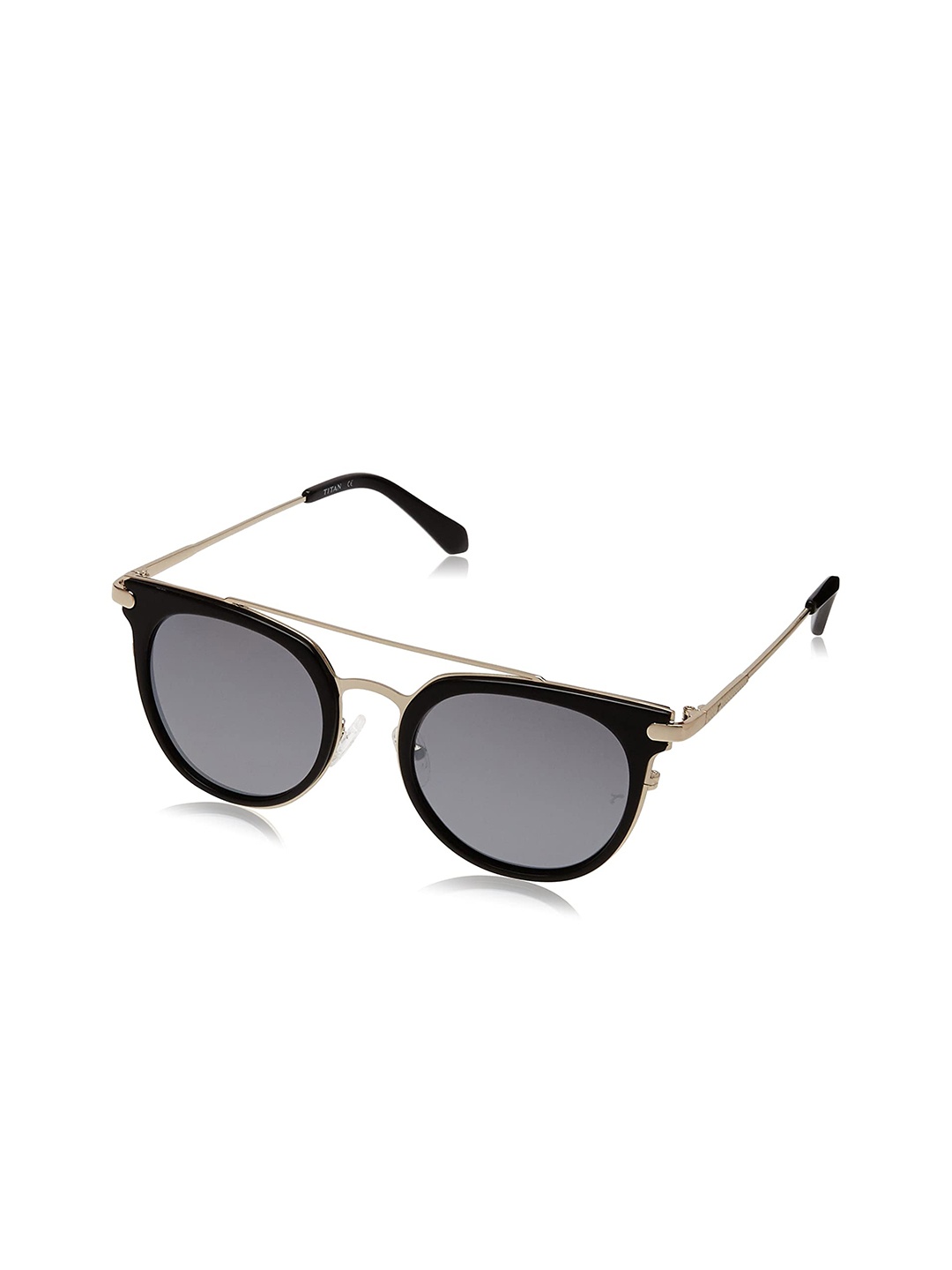 

Titan Adults Grey Lens & Black Round Sunglasses with UV Protected Lens